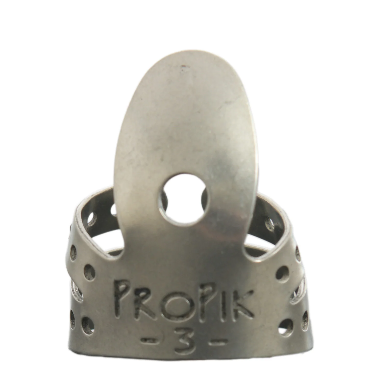 Propik Nickel Straight Fingerpick, Split Wrap, Blade 3 - Image 2