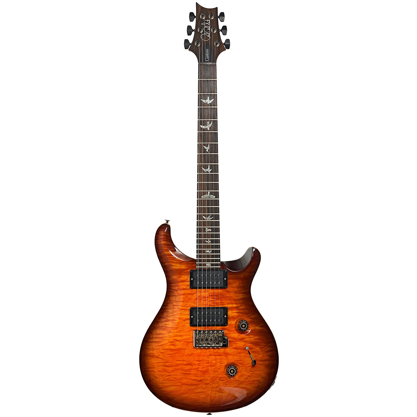 PRS Custom 24 Quilted Maple 10-Top Fatback Electric Guitar, Tobacco Burst - Image 14