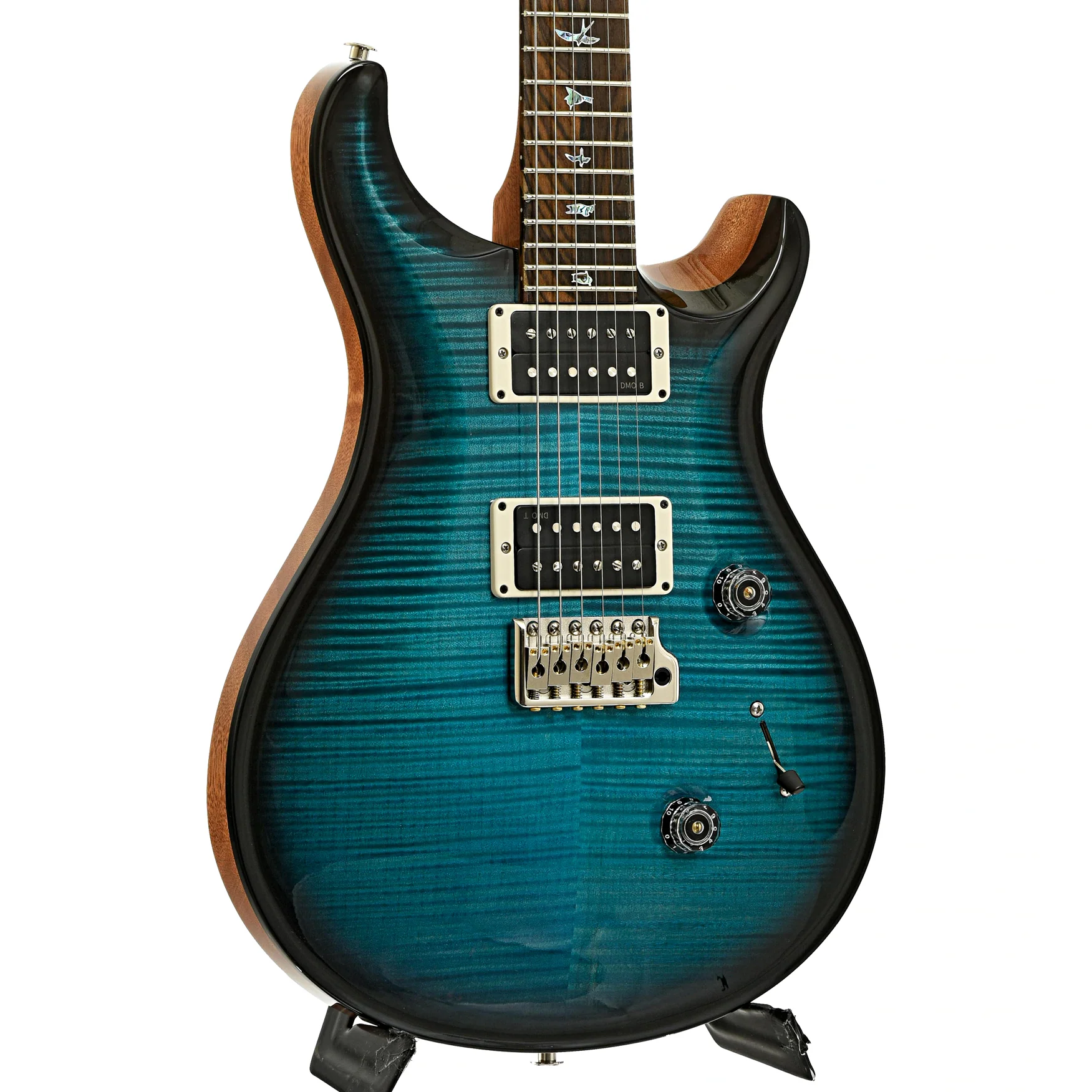 PRS Limited Edition 40th Anniversary Custom 24 Sub Zero Smokeburst Electric Guitar with Natural Back - Image 3