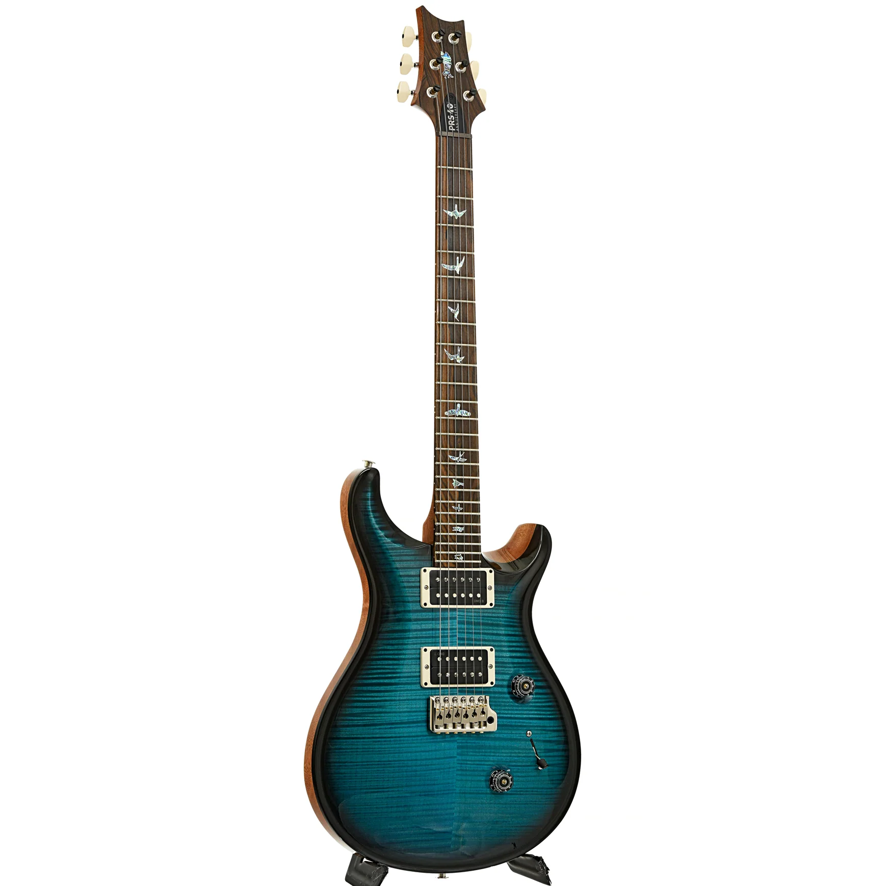 PRS Limited Edition 40th Anniversary Custom 24 Sub Zero Smokeburst Electric Guitar with Natural Back - Image 4