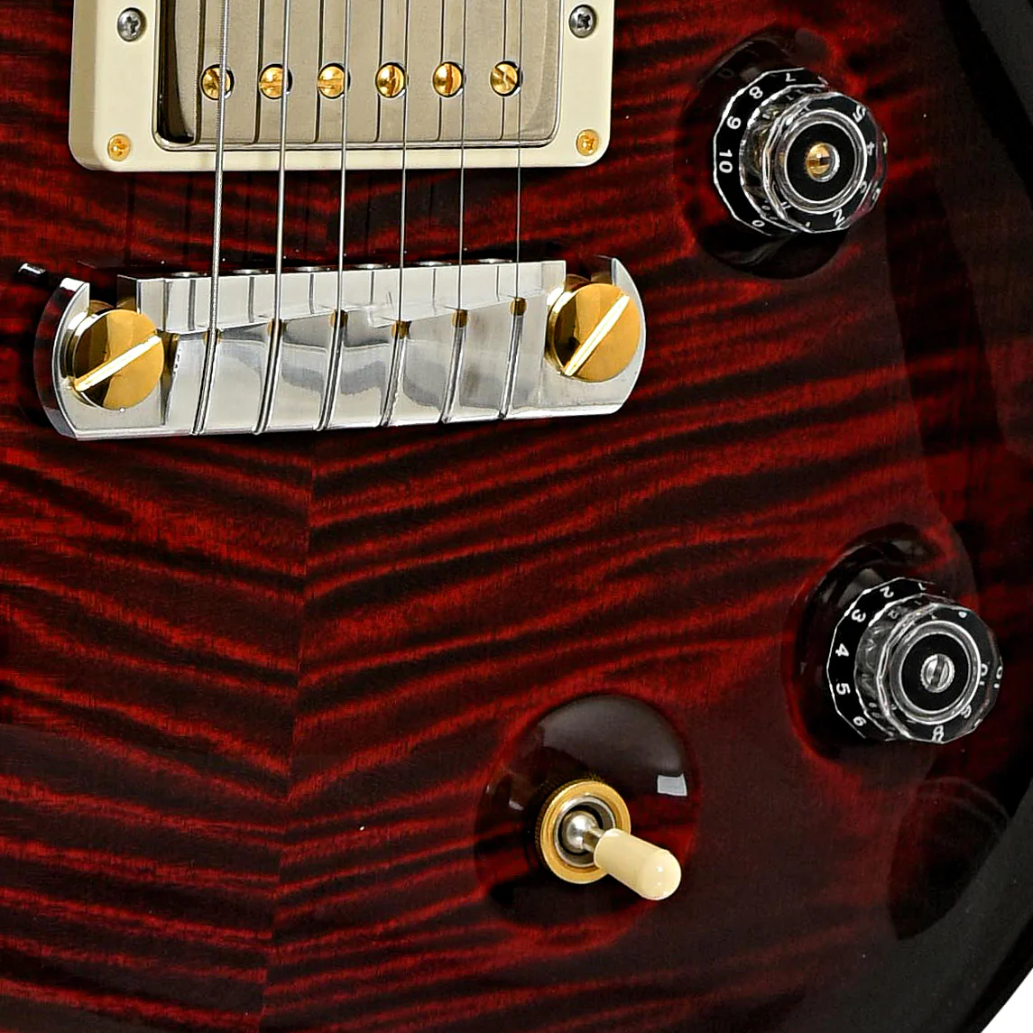 PRS McCarty 10-Top Fire Red Wrap Smokeburst Electric Guitar - Image 5