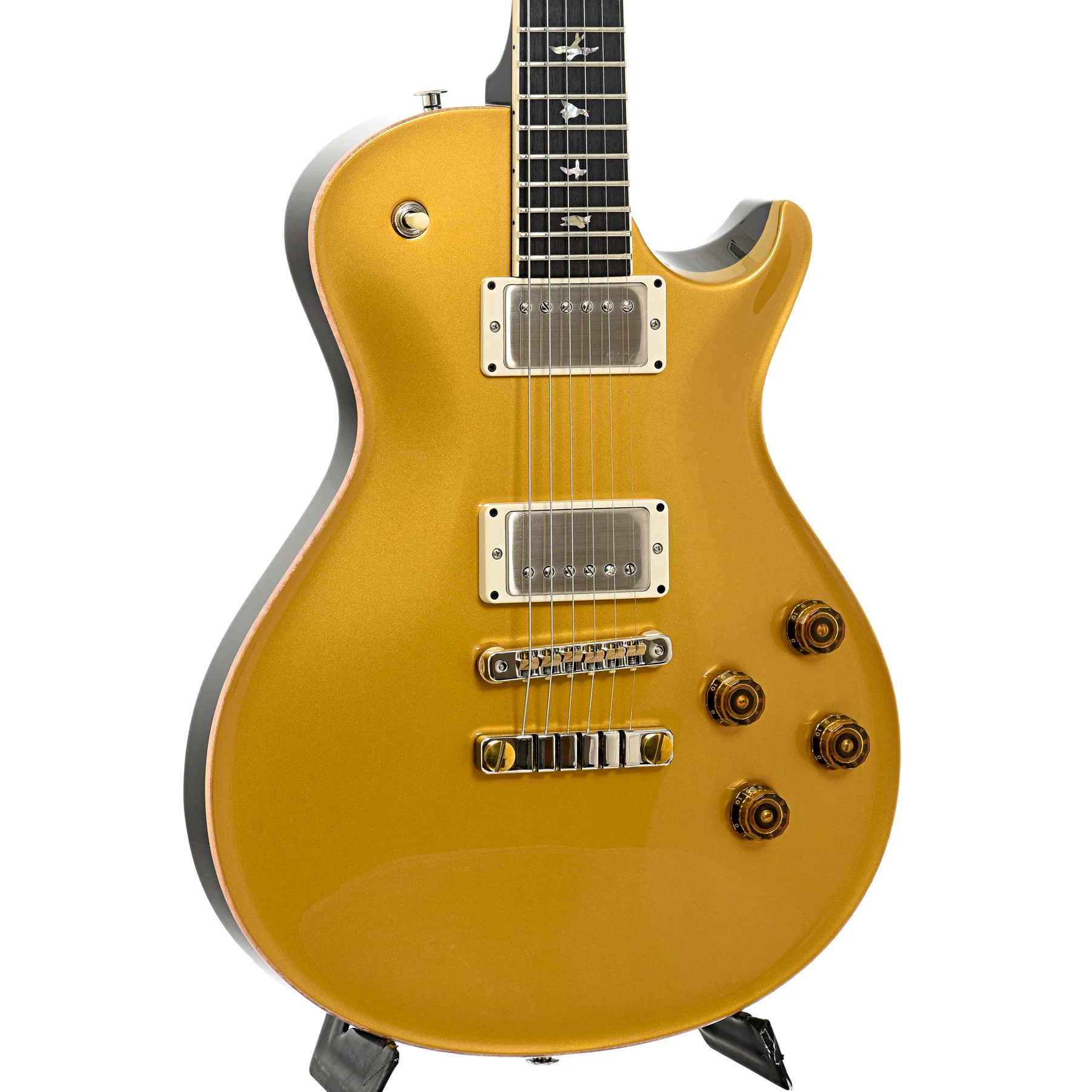PRS McCarty 594 Singlecut Gold Metallic Electric Guitar - Image 4