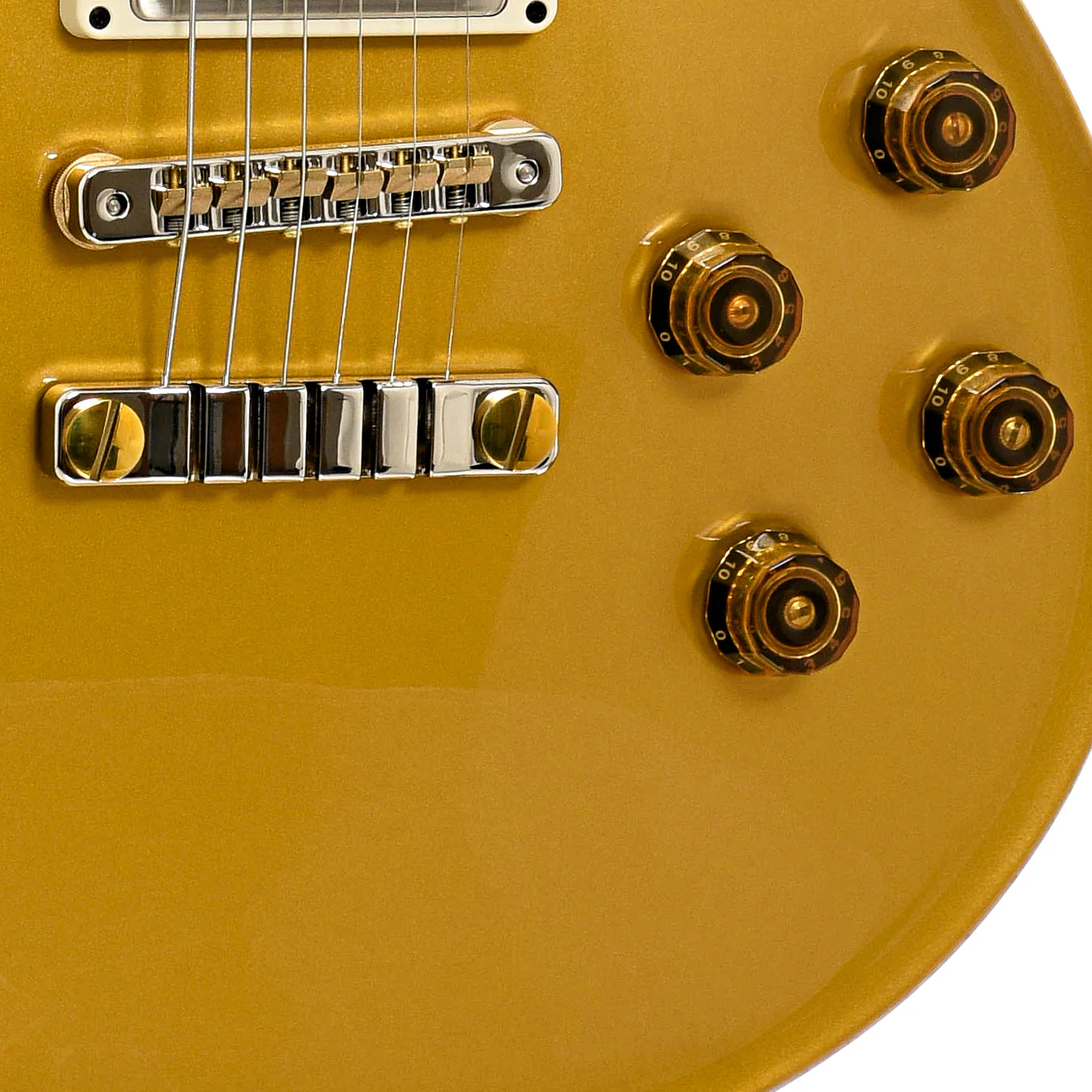PRS McCarty 594 Singlecut Gold Metallic Electric Guitar - Image 5