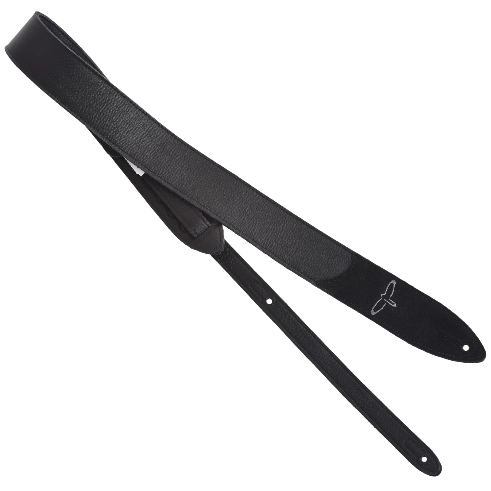 PRS Premium Leather Birds Strap, Black - Image 2