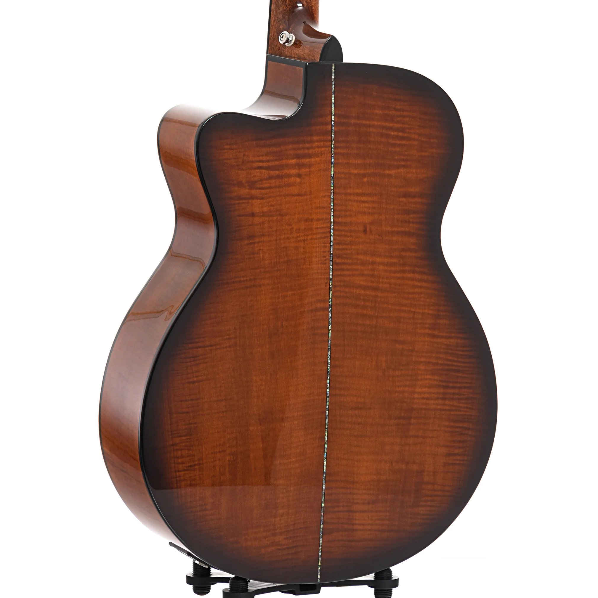 PRS SE A50E Acoustic-Electric Guitar & Case, Natural w/ Black Gold Burst - Image 10