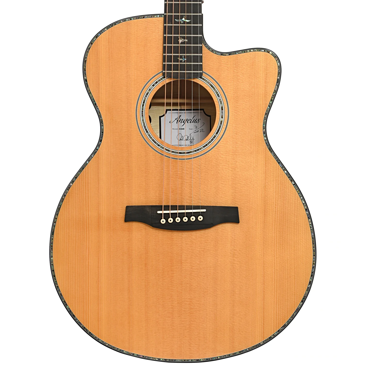 PRS SE A50E Acoustic-Electric Guitar (2022) - Image 2