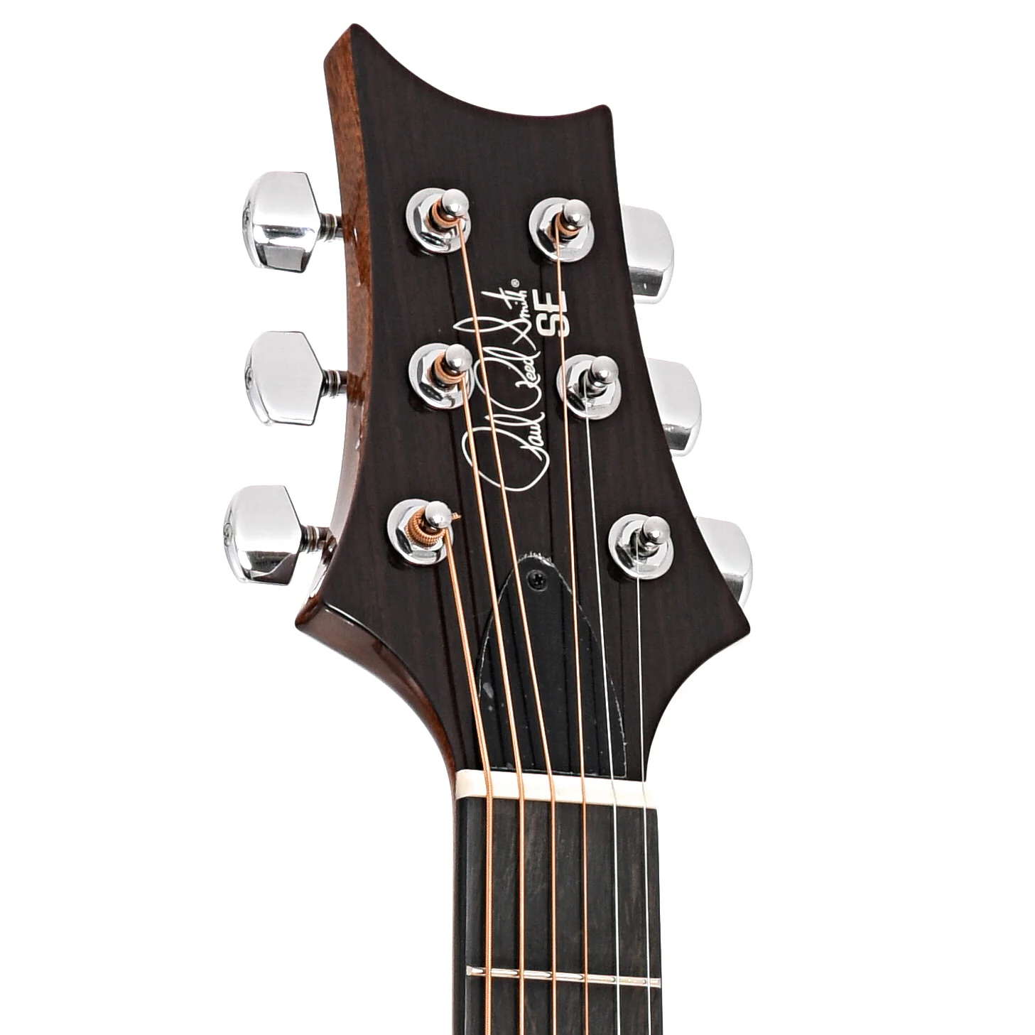 PRS SE A50E Acoustic-Electric Guitar & Case, Natural w/ Black Gold Burst - Image 7