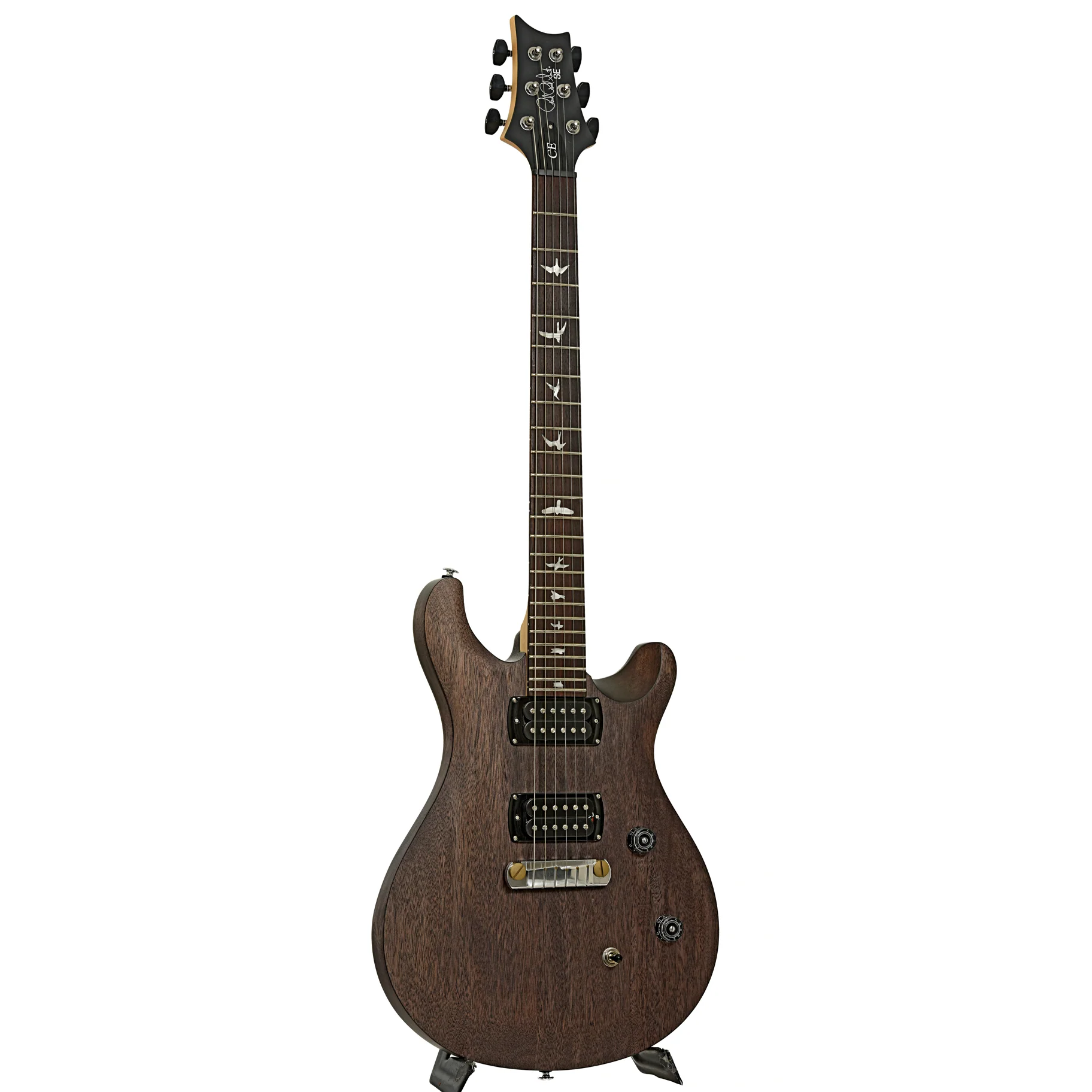 PRS SE CE 24 Standard Satin Stoptail Charcoal Electric Guitar - Image 3