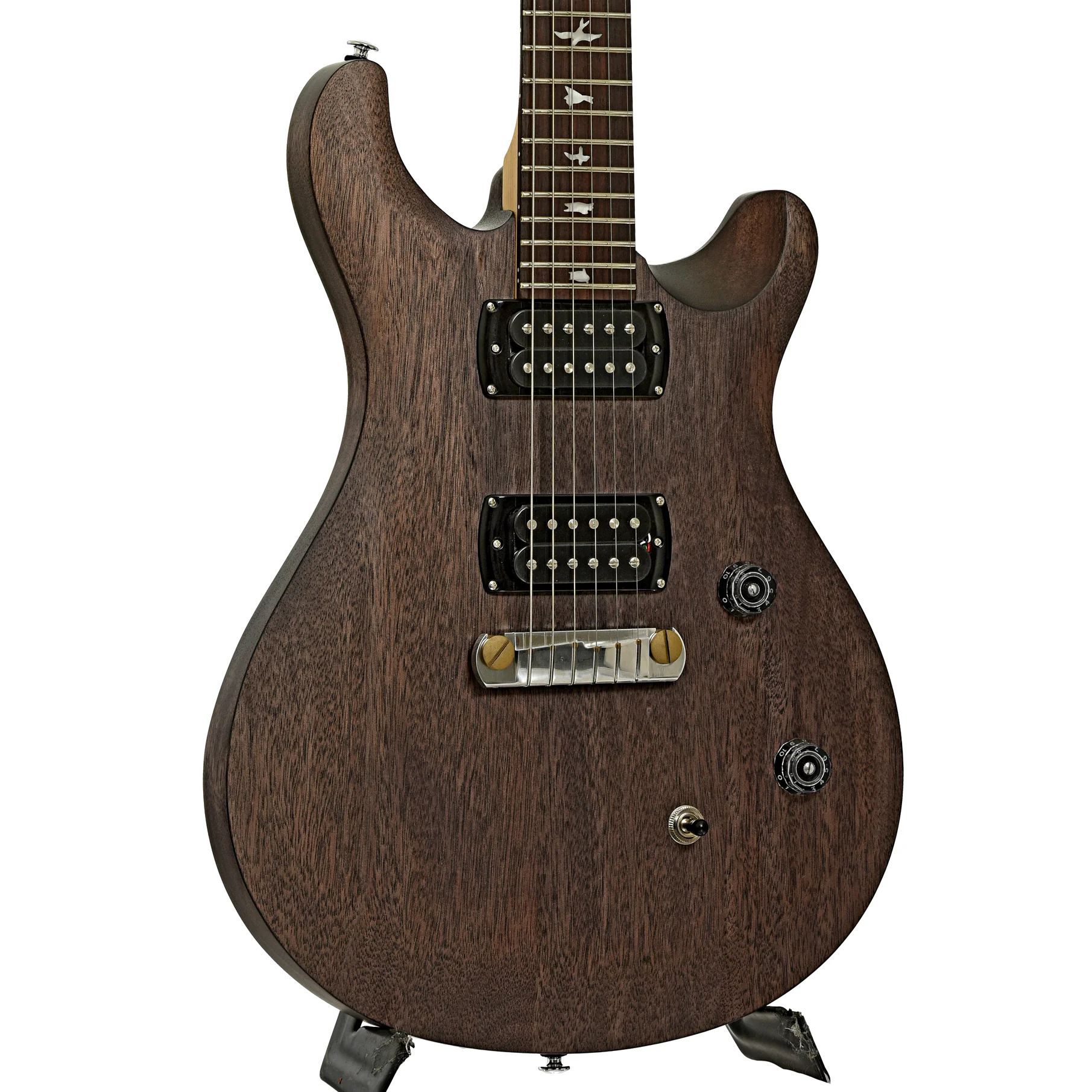 PRS SE CE 24 Standard Satin Stoptail Charcoal Electric Guitar - Image 4