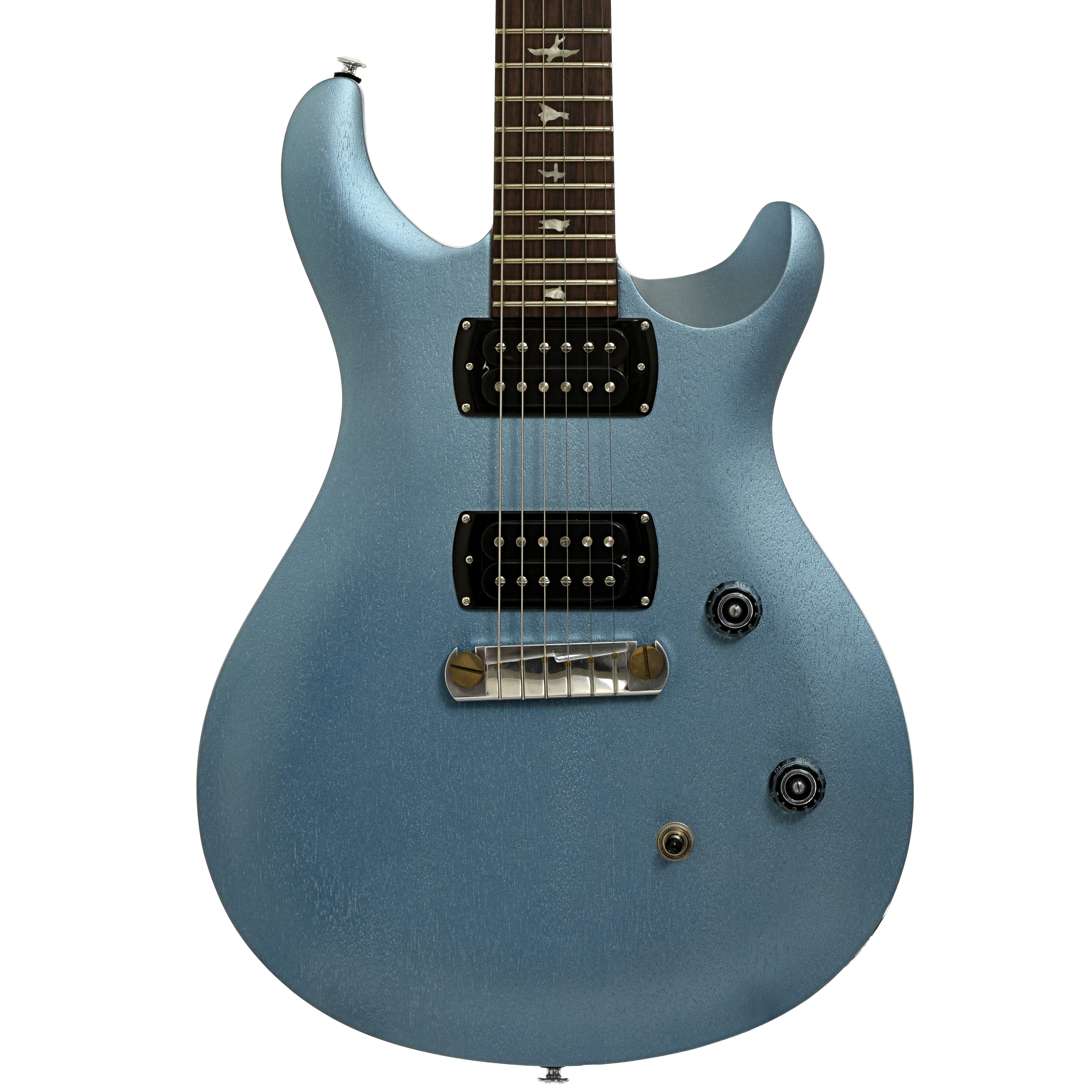PRS SE CE 24 Standard Satin Stoptail Ice Blue Metallic Electric Guitar - Image 2