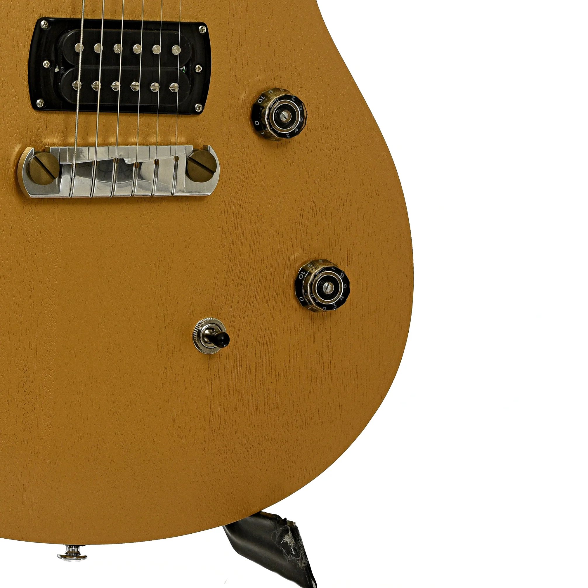 PRS SE CE 24 Standard Satin Stoptail Metallic Gold Electric Guitar - Image 5