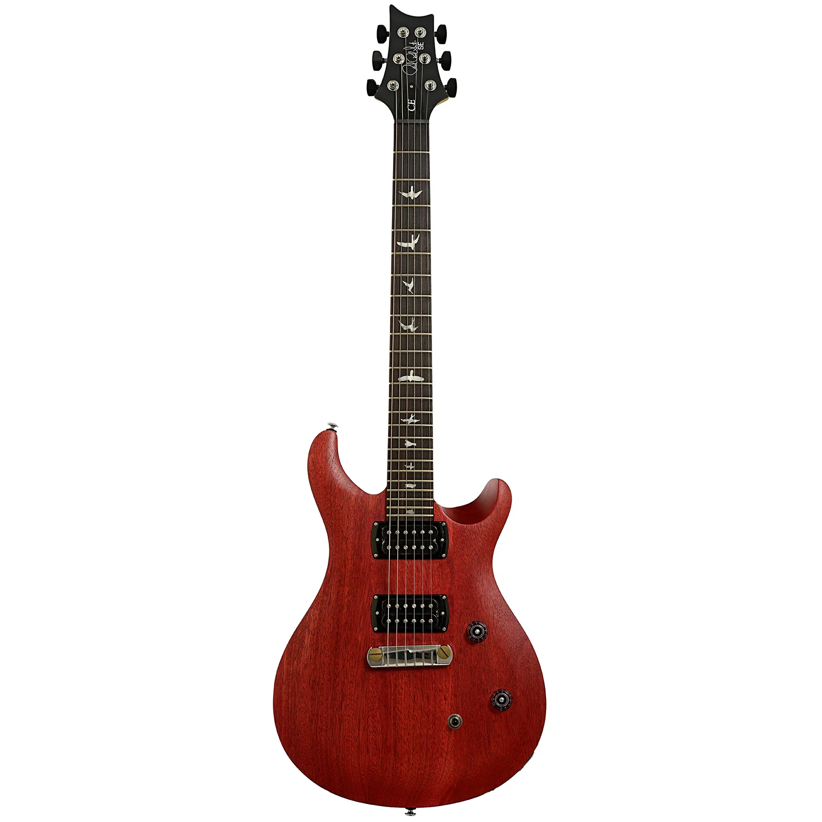 PRS SE CE 24 Standard Satin Stoptail Vintage Cherry Electric Guitar - Image 14