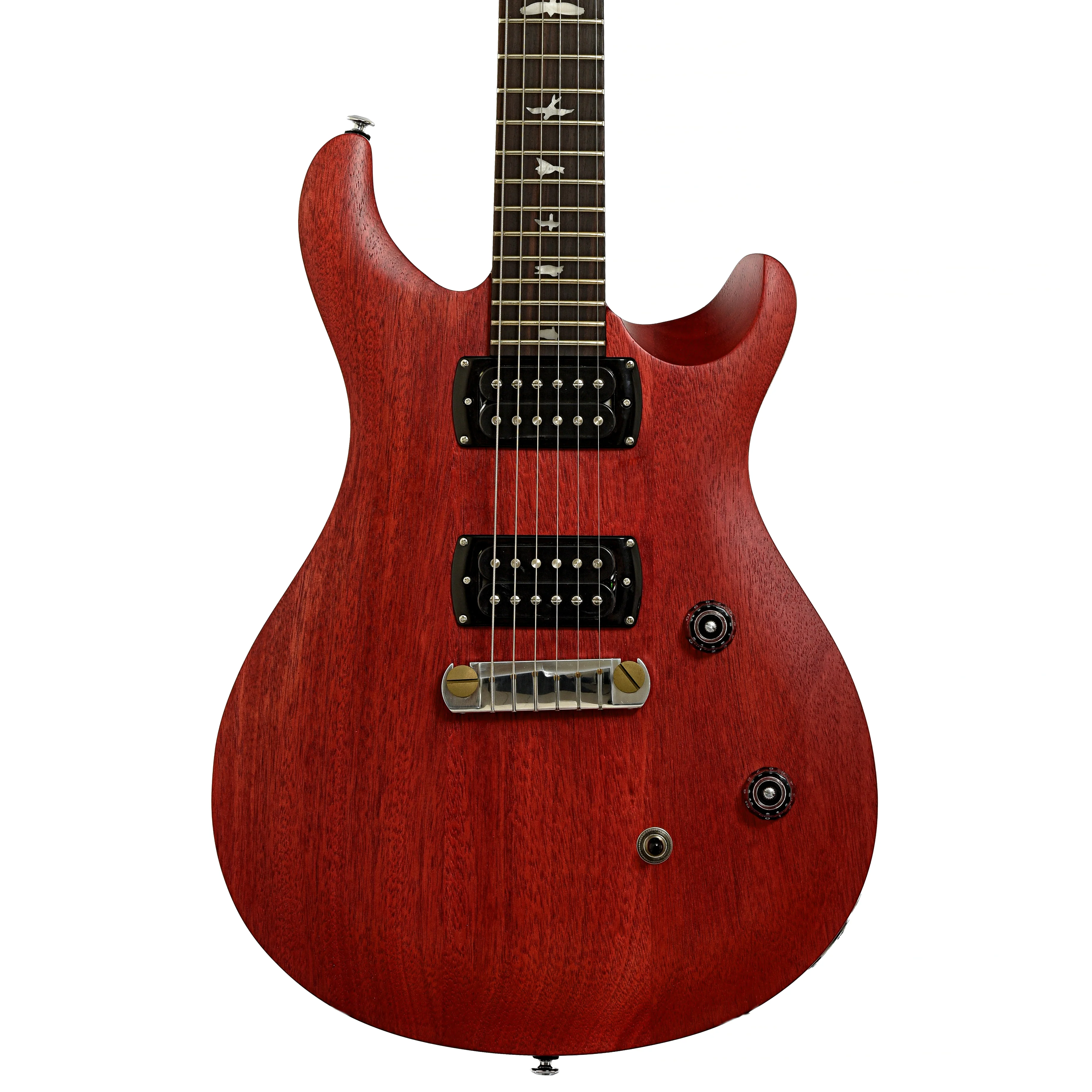 PRS SE CE 24 Standard Satin Stoptail Vintage Cherry Electric Guitar - Image 2