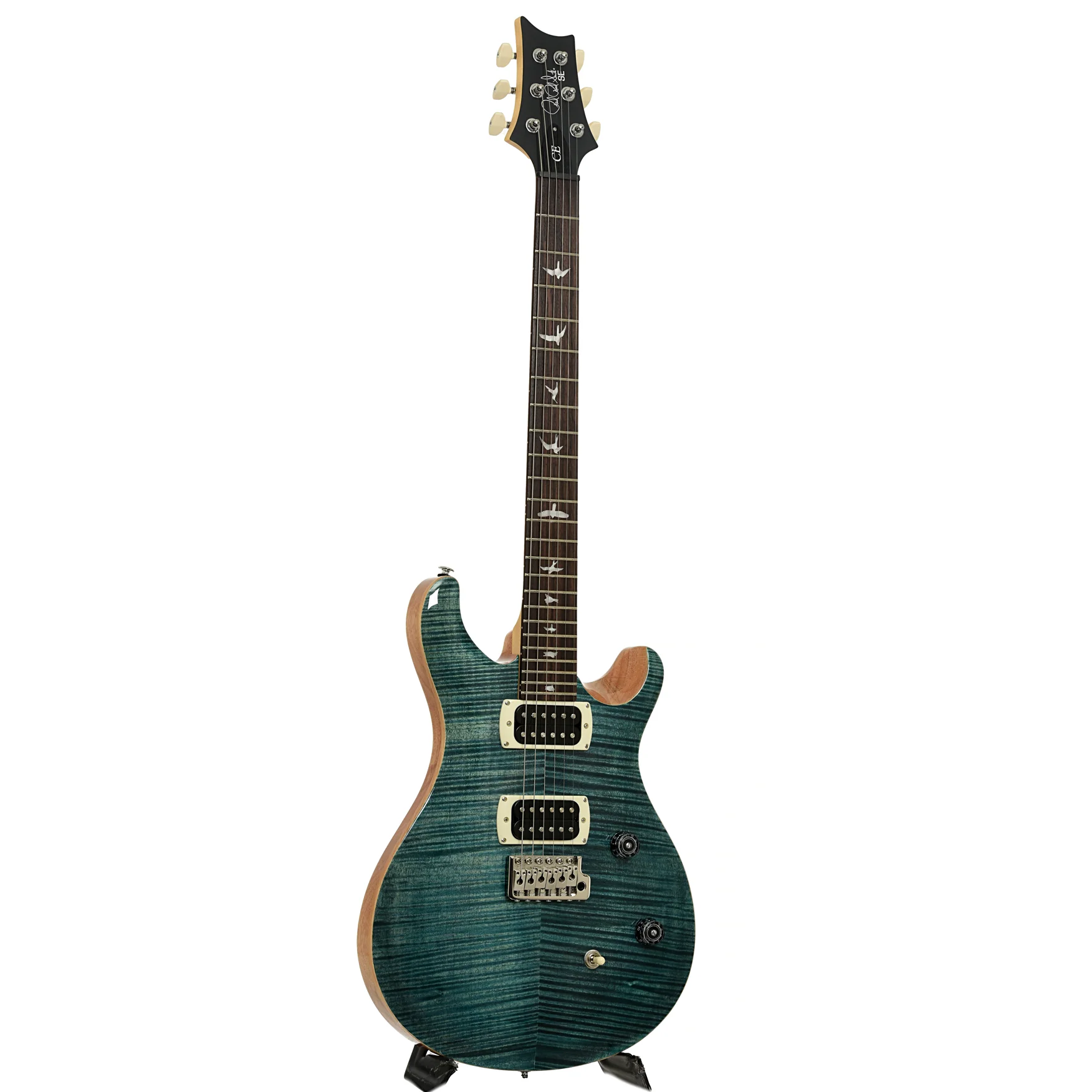 PRS SE CE24 Electric Guitar, Slate Blue - Image 3