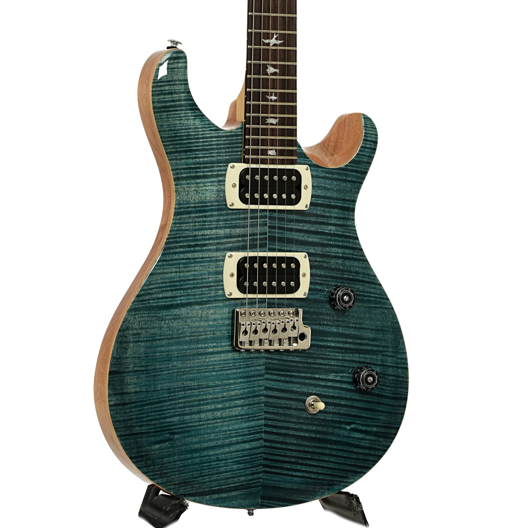 PRS SE CE24 Electric Guitar, Slate Blue - Image 4