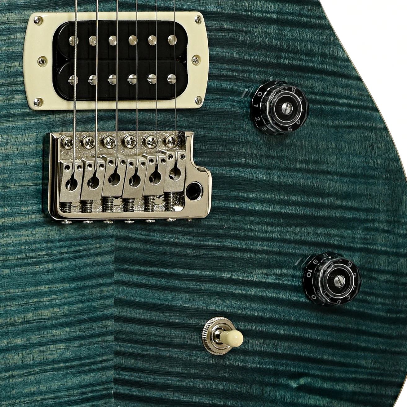 PRS SE CE24 Electric Guitar, Slate Blue - Image 5