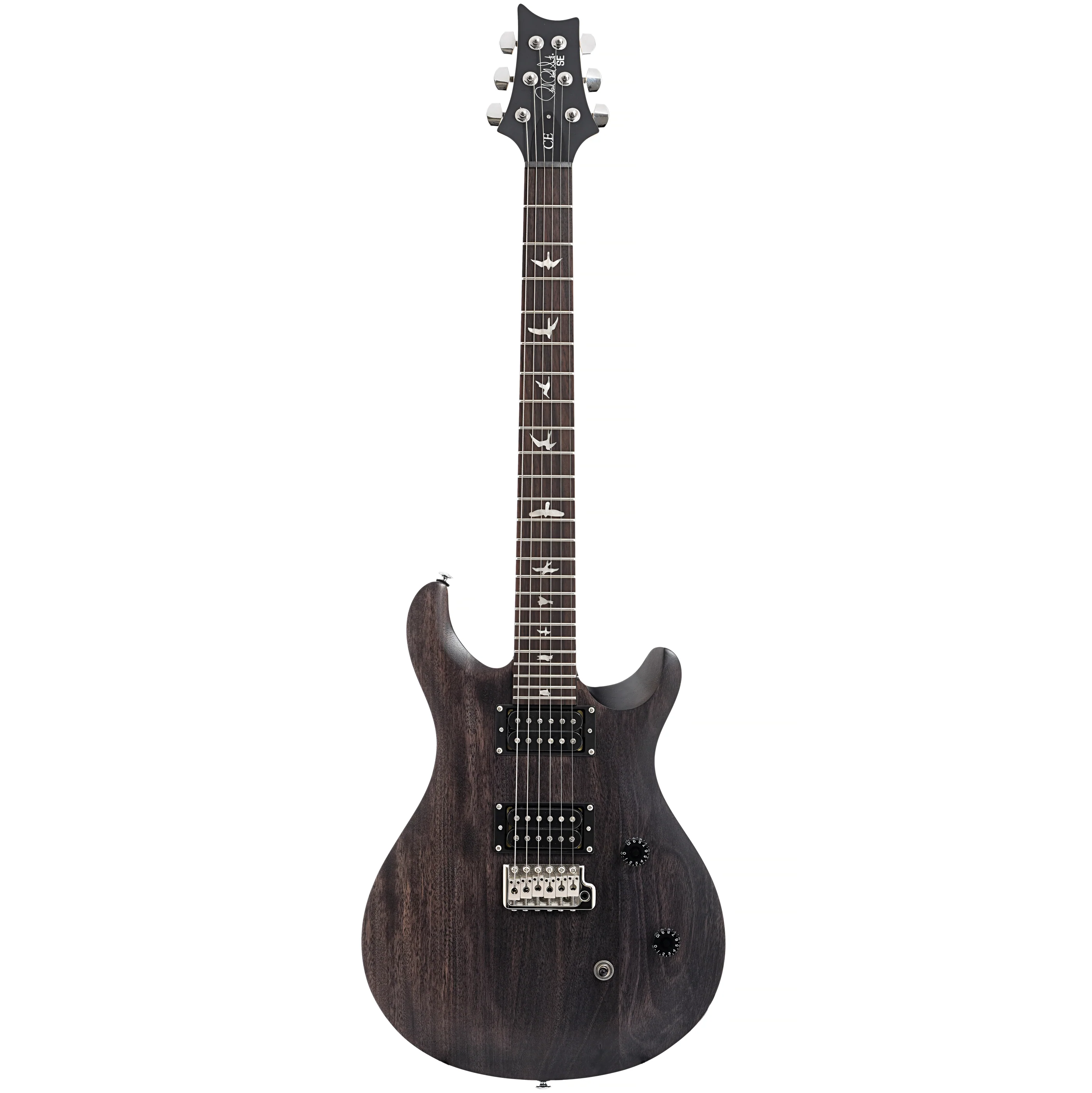 PRS SE CE24 Standard Satin Electric Guitar, Charcoal - Image 14