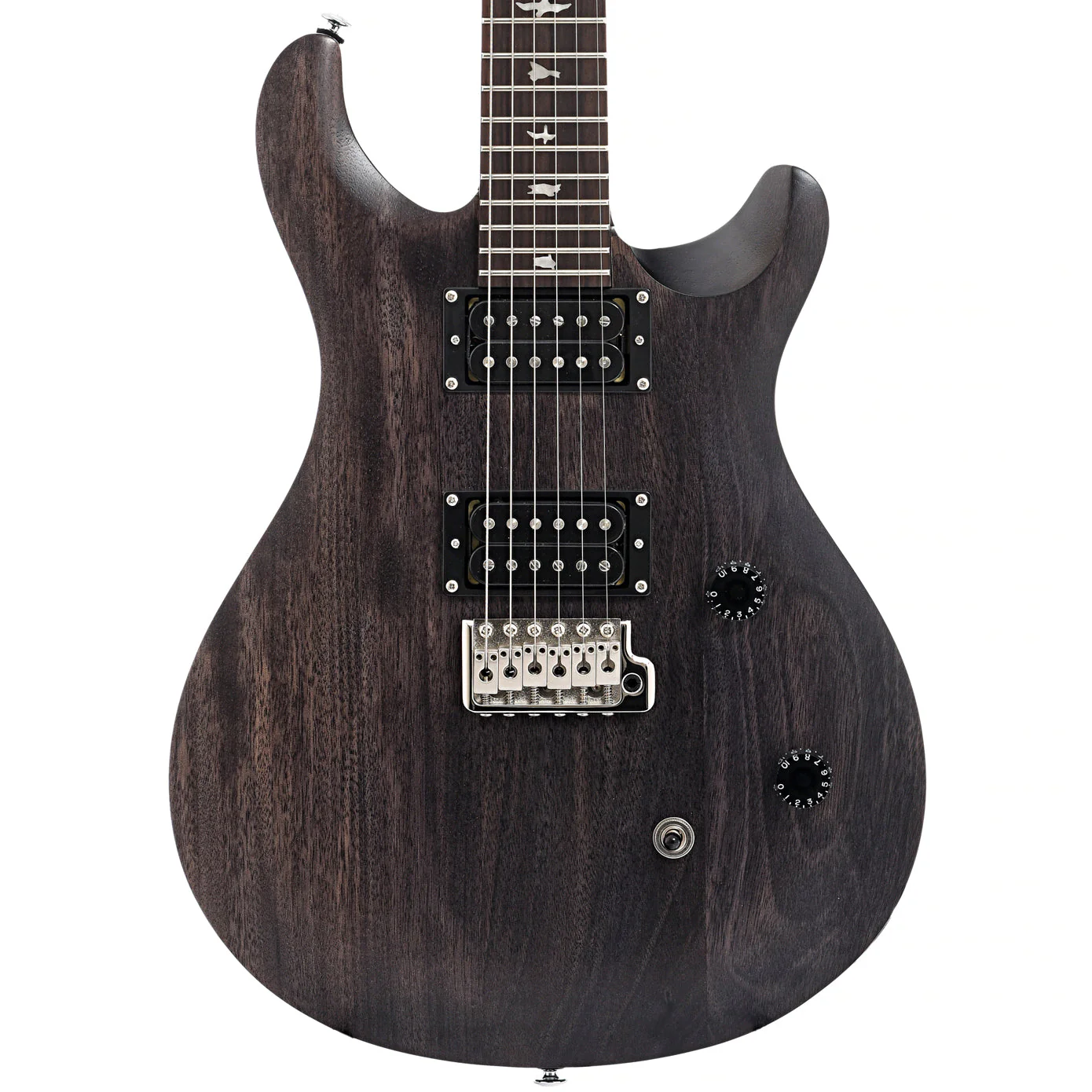 PRS SE CE24 Standard Satin Electric Guitar, Charcoal - Image 2