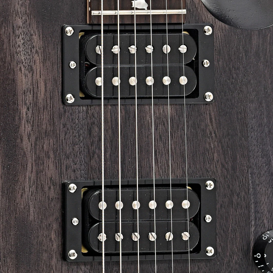 PRS SE CE24 Standard Satin Electric Guitar, Charcoal - Image 6