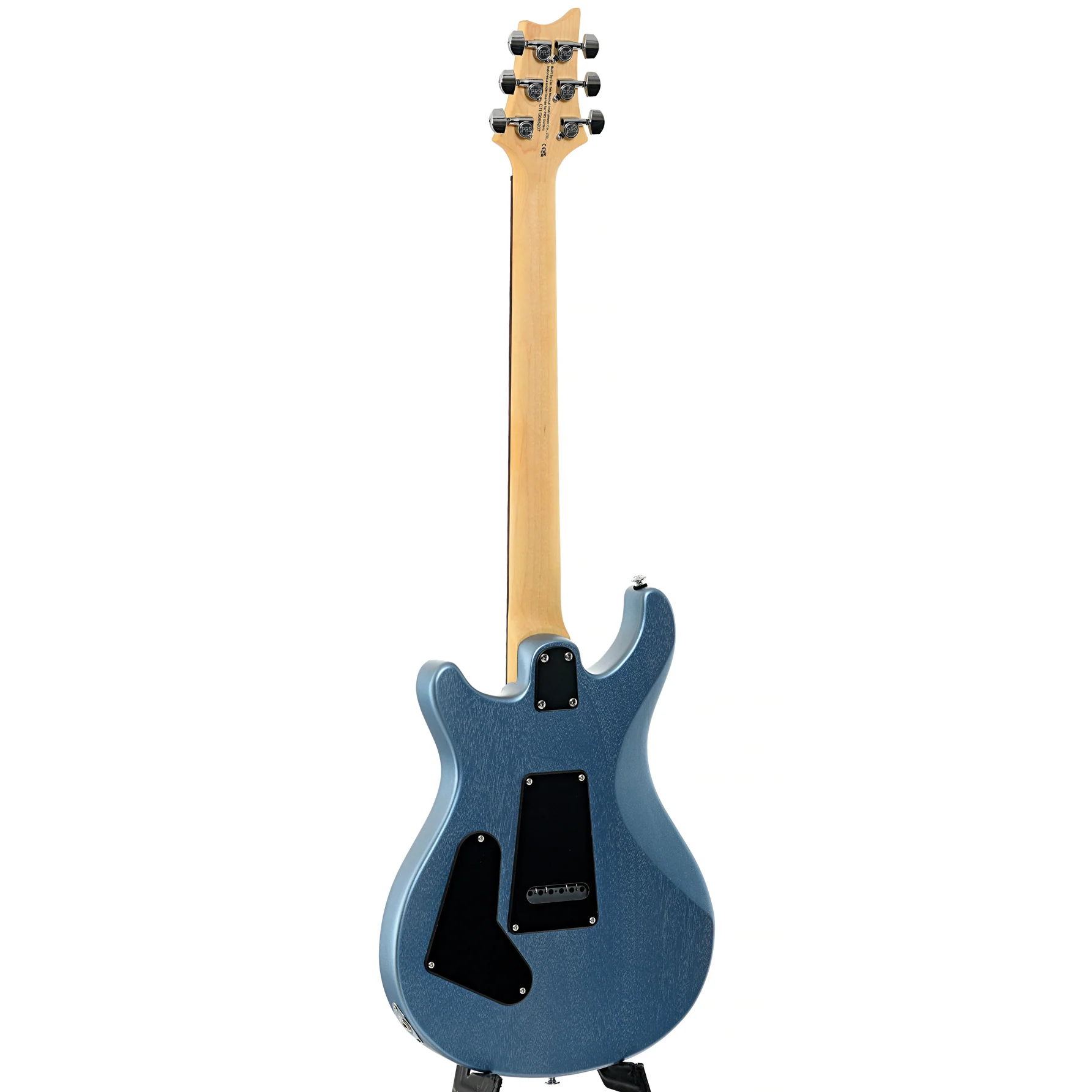 PRS SE CE24 Standard Satin Electric Guitar, Ice Blue Metallic - Image 12