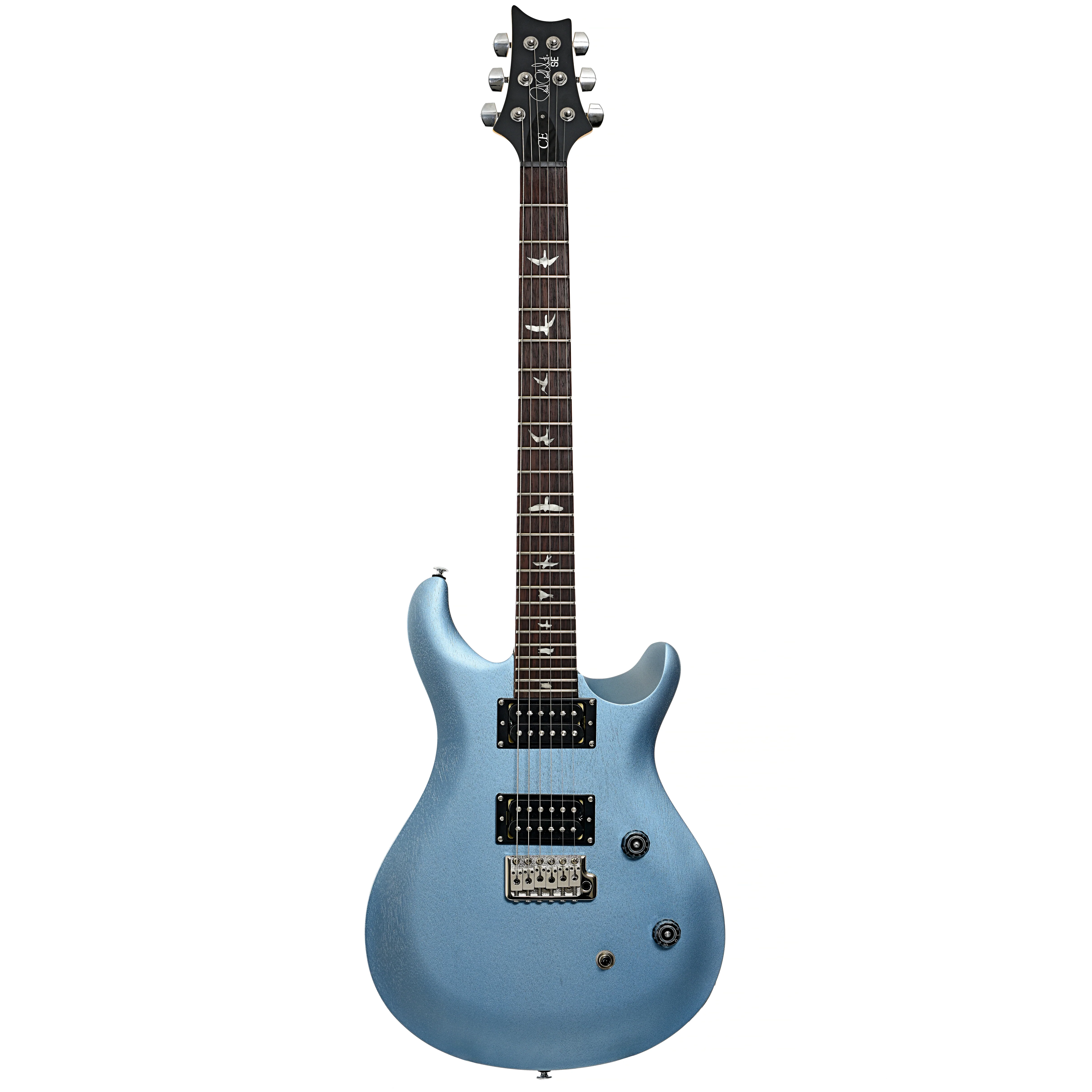 PRS SE CE24 Standard Satin Electric Guitar, Ice Blue Metallic - Image 14