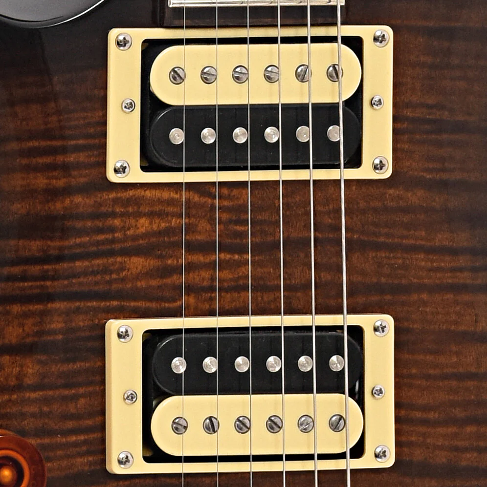 PRS Se Custom 24 "Lefty" Electric Guitar with Gigbag, Black Gold Burst - Image 5