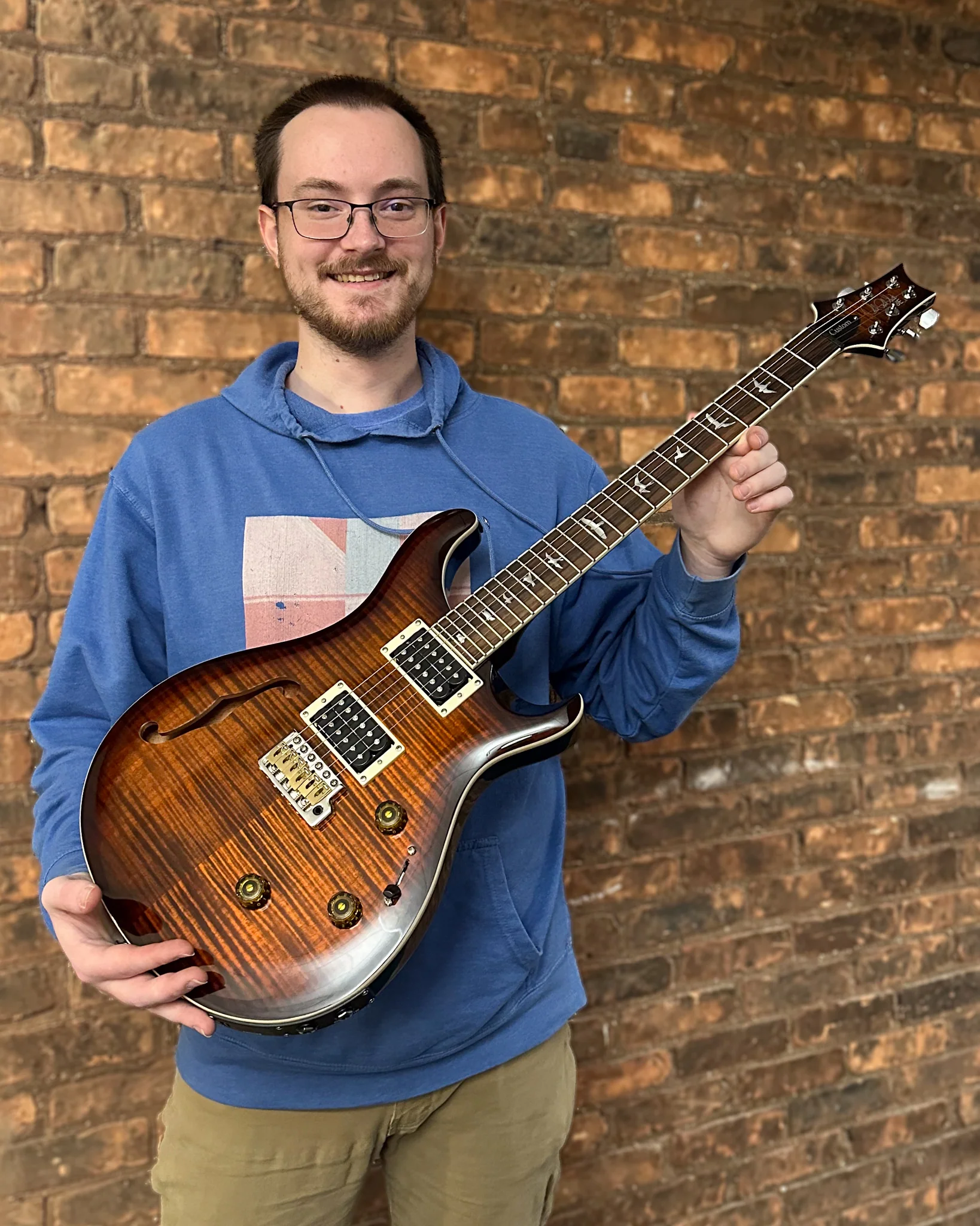 PRS SE Custom 24 Semi-Hollow Piezo Electric Guitar (2024)