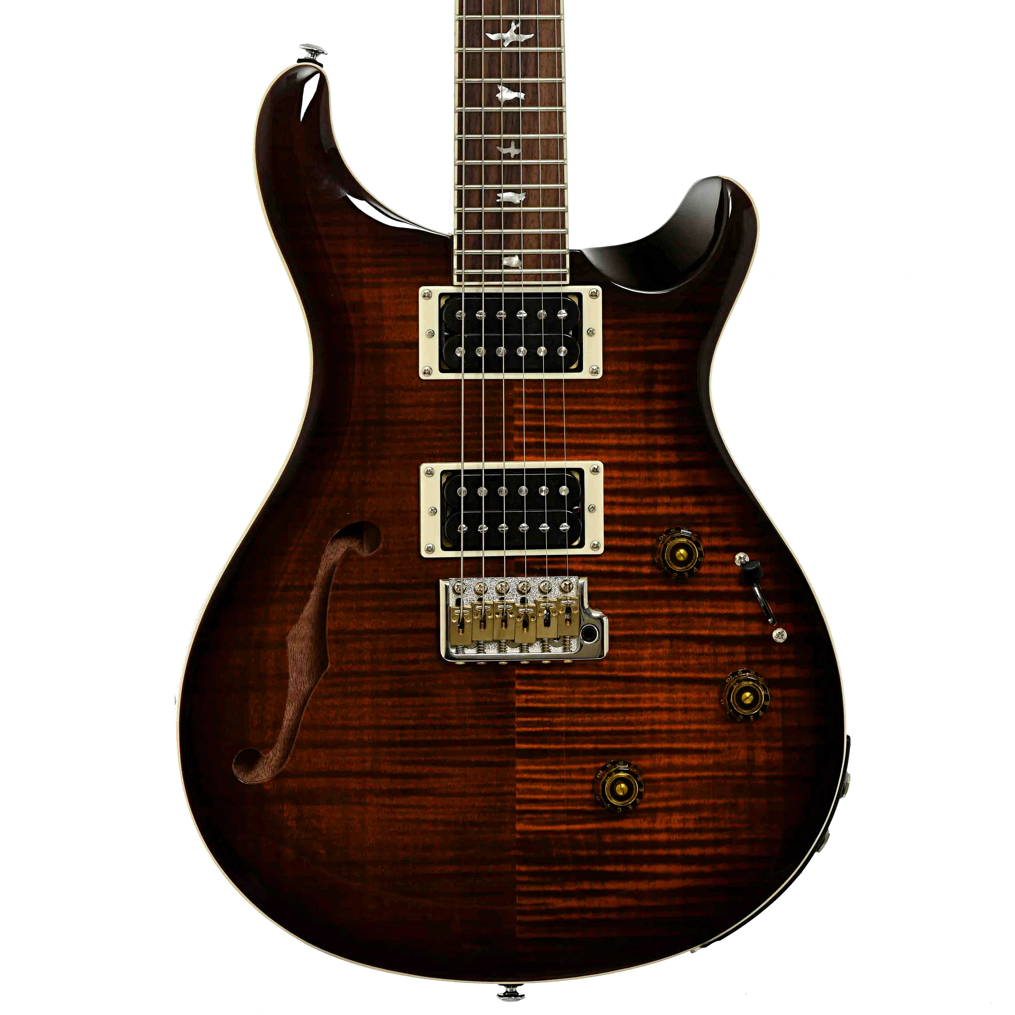 PRS SE Custom 24 Semi-Hollow Piezo Electric Guitar (2024) - Image 2
