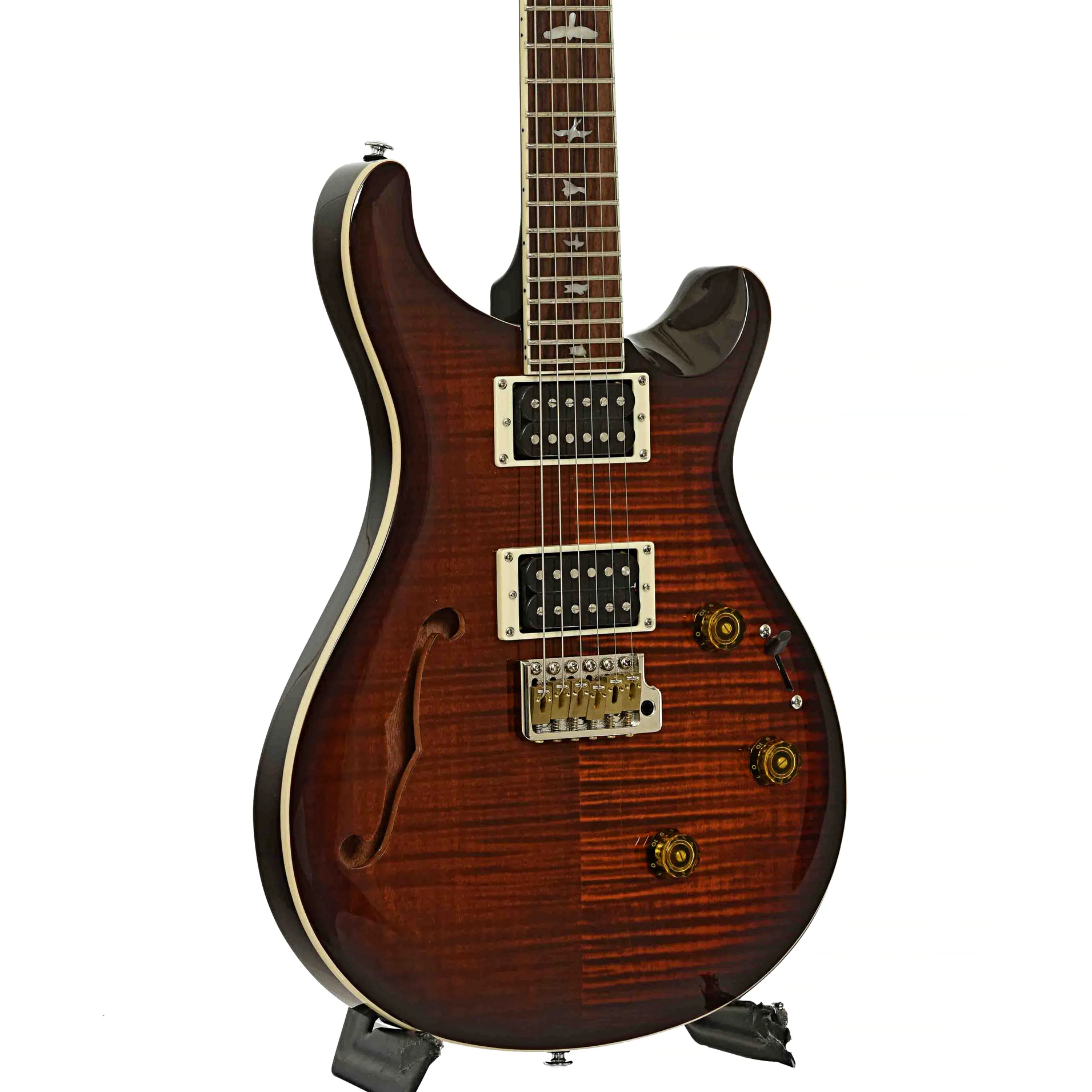 PRS SE Custom 24 Semi-Hollow Piezo Electric Guitar (2024) - Image 4