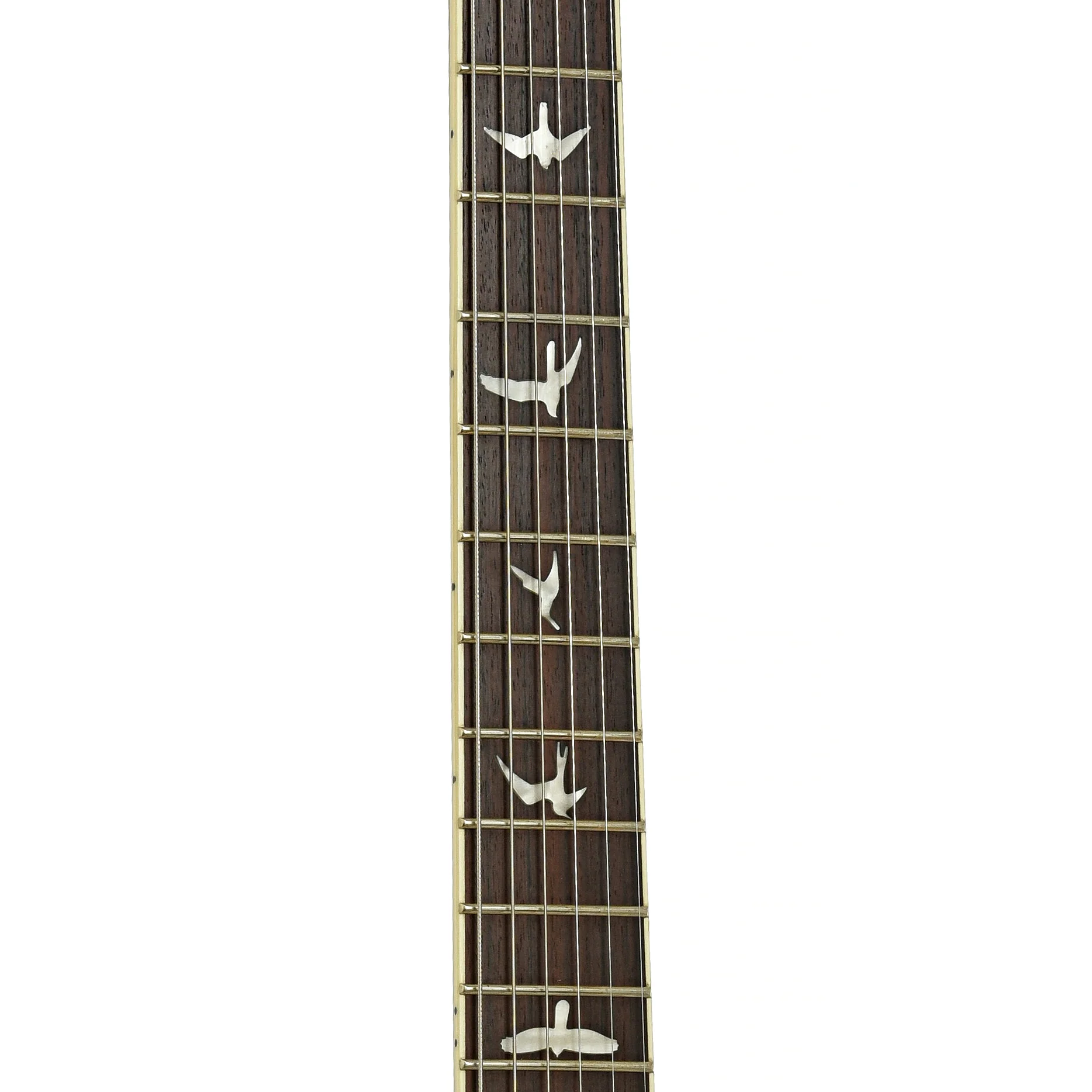 PRS SE Custom 24 Semi-Hollow Piezo Orange Tiger Smokeburst Electric Guitar - Image 7