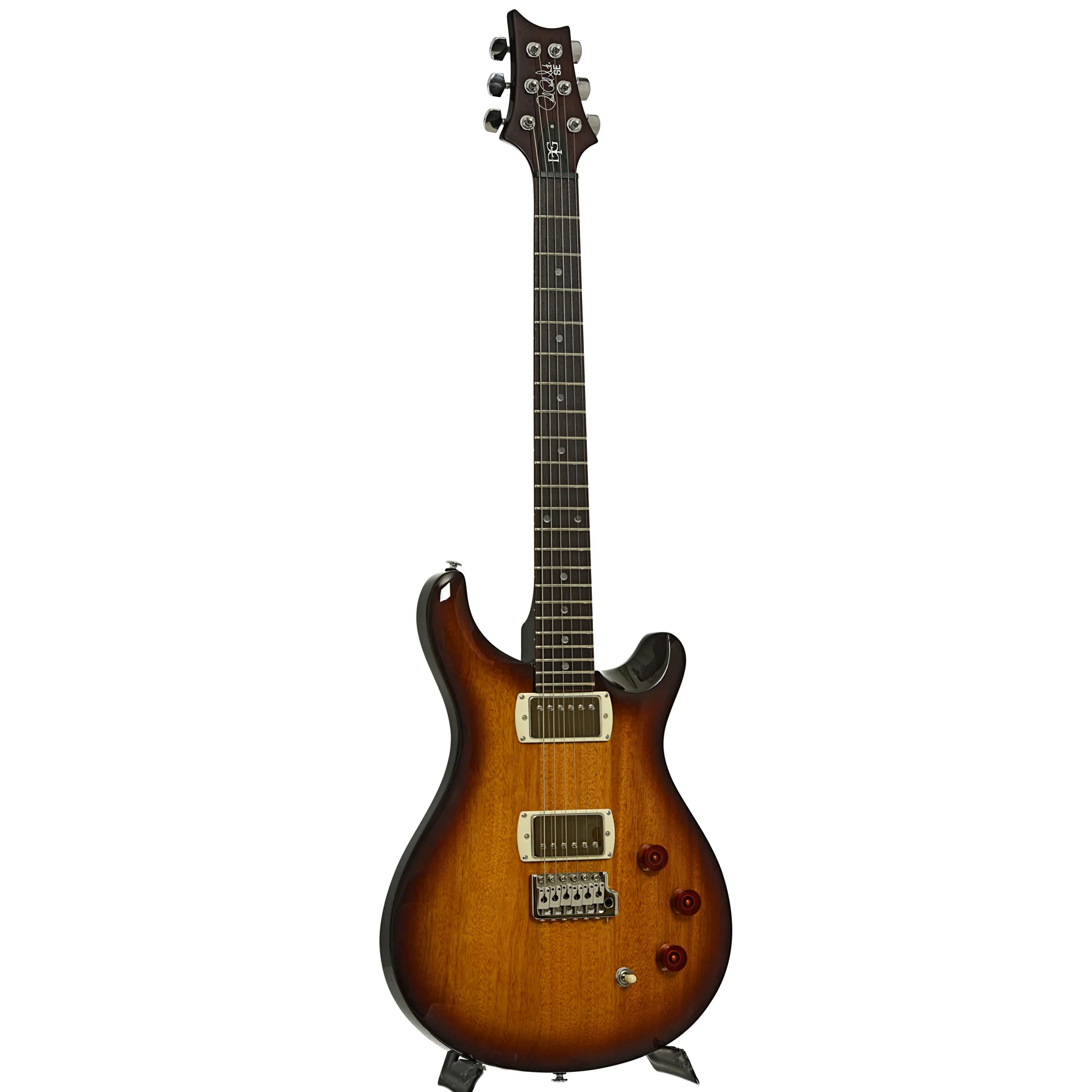 PRS SE DGT Standard McCarty Tobacco Sunburst Electric Guitar - Image 3