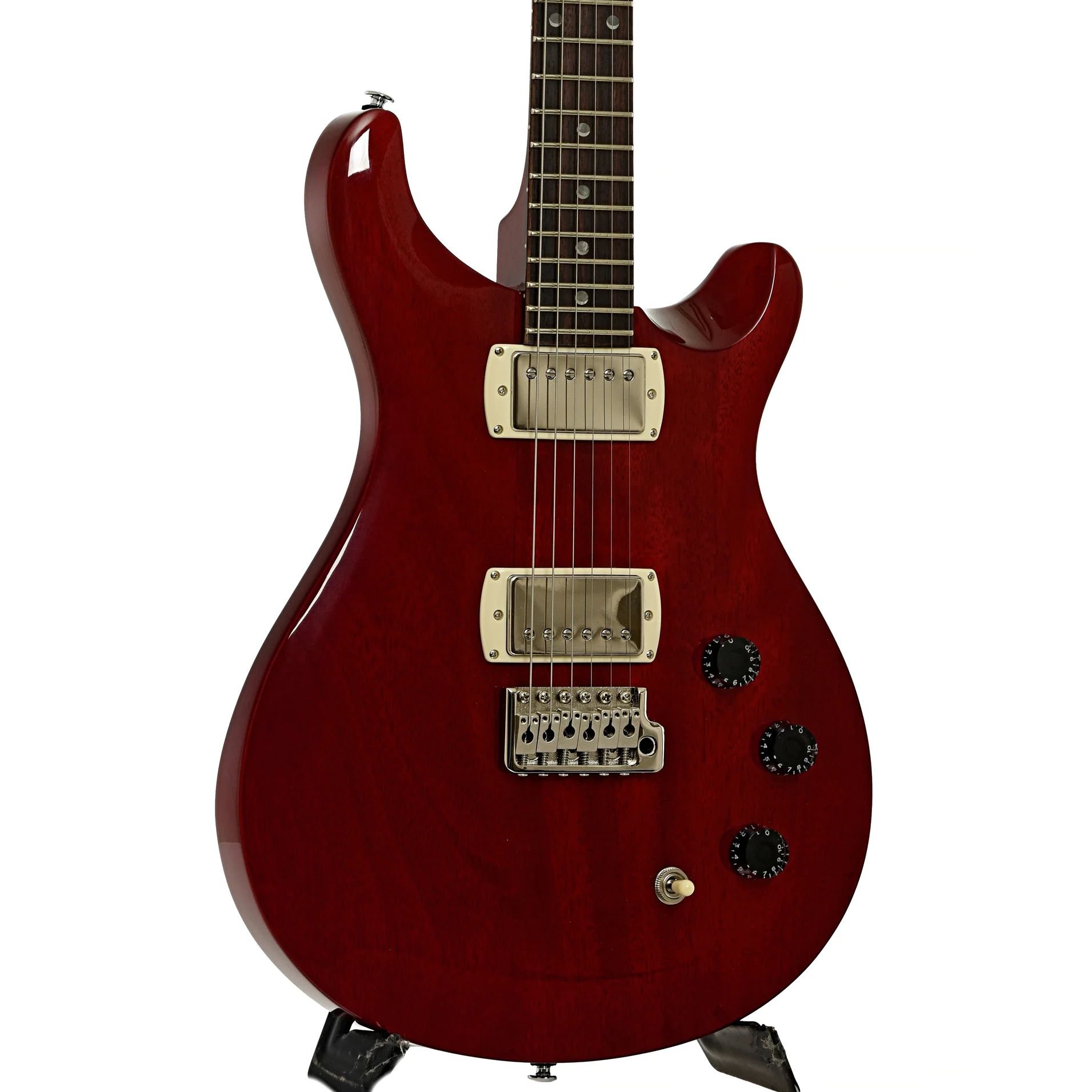 PRS SE DGT Standard Vintage Cherry Electric Guitar - Image 4