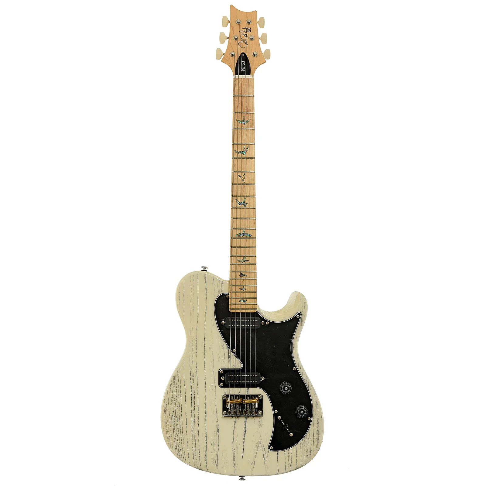 PRS SE NF 53 White Doghair Electric Guitar - Image 13