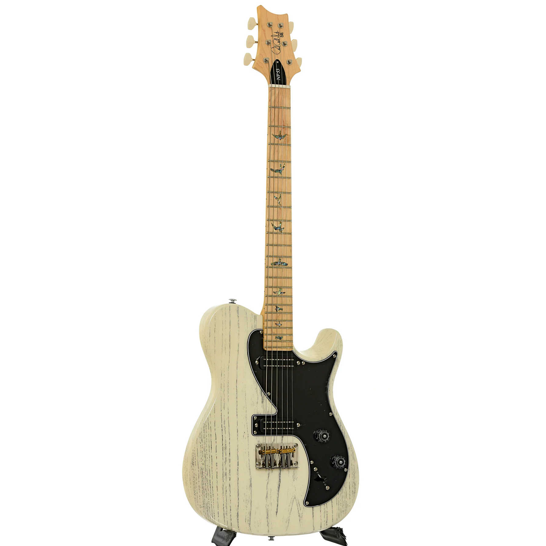 PRS SE NF 53 White Doghair Electric Guitar - Image 3