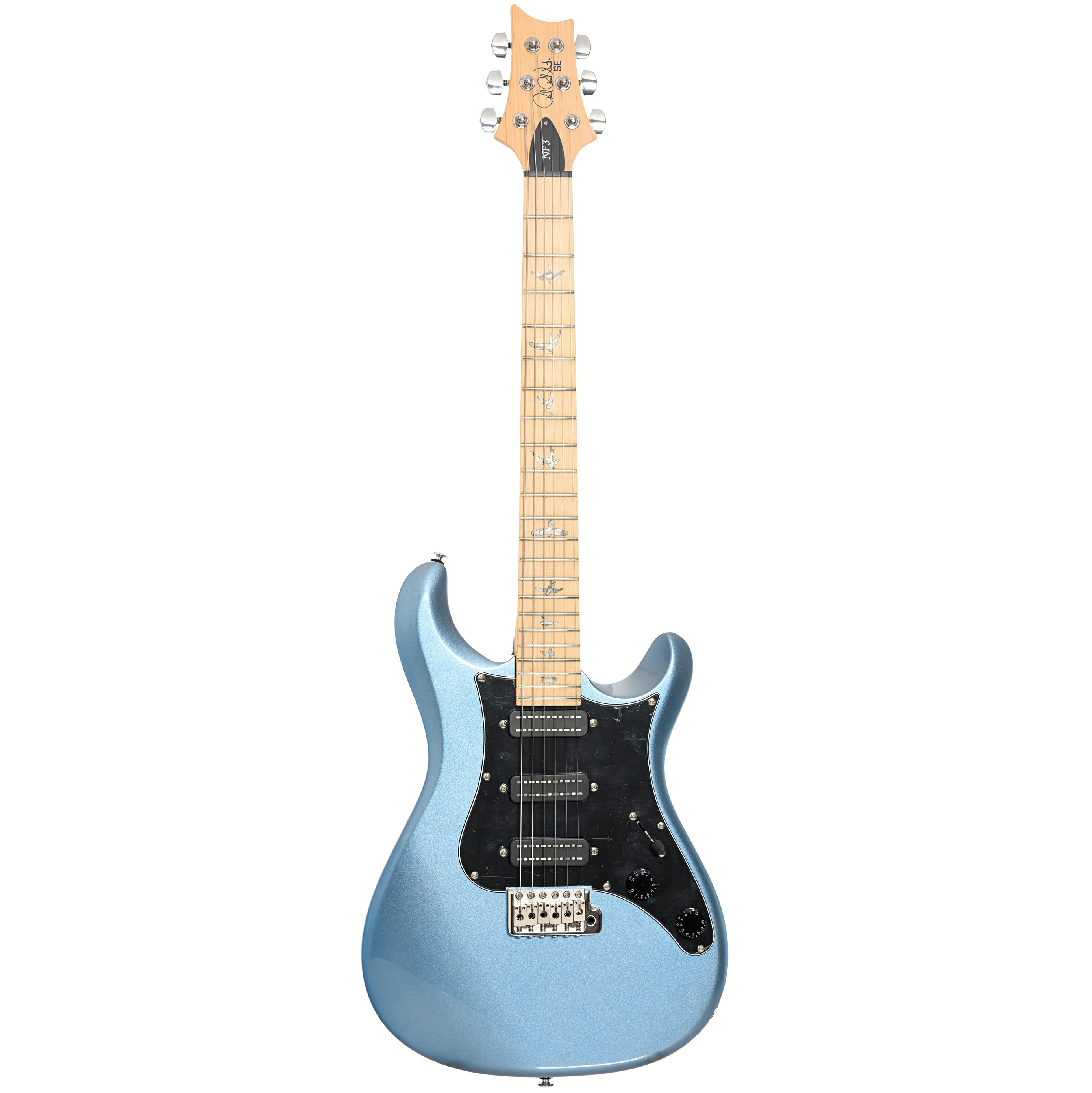PRS SE NF3 Electric Guitar, Maple, Ice Blue Metallic - Image 14