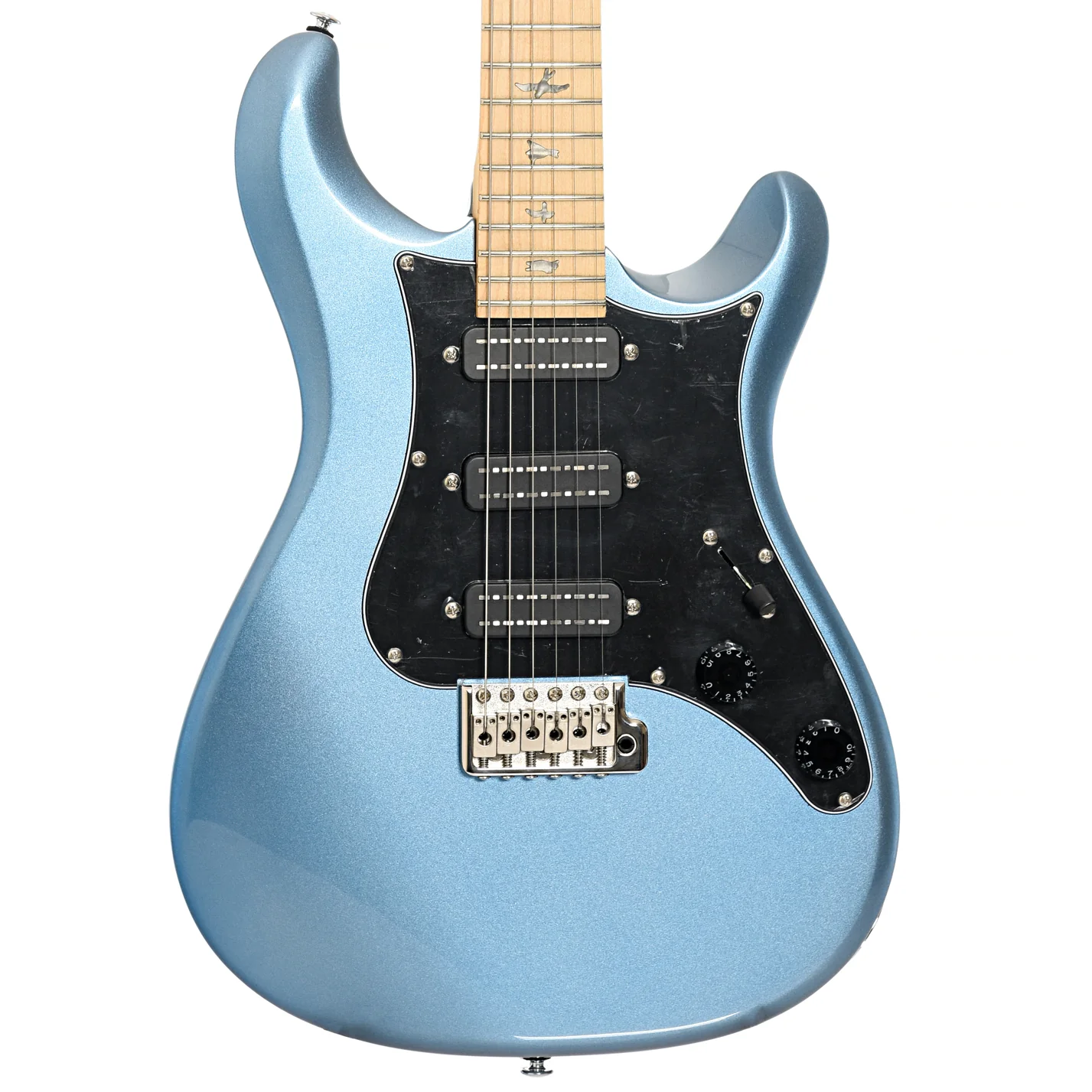 PRS SE NF3 Electric Guitar, Maple, Ice Blue Metallic - Image 2
