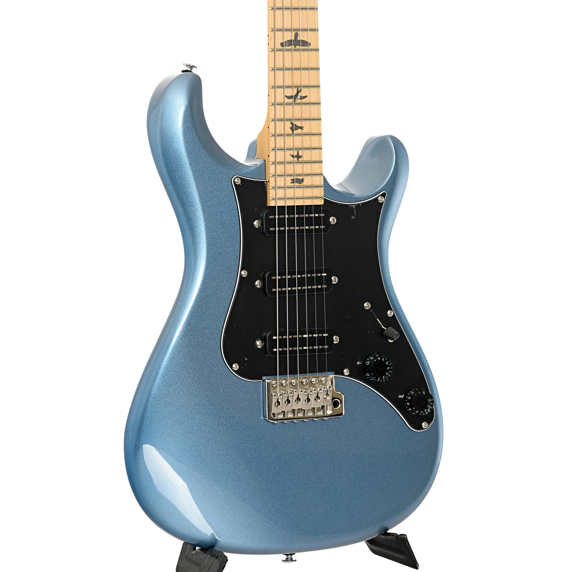 PRS SE NF3 Electric Guitar, Maple, Ice Blue Metallic - Image 4