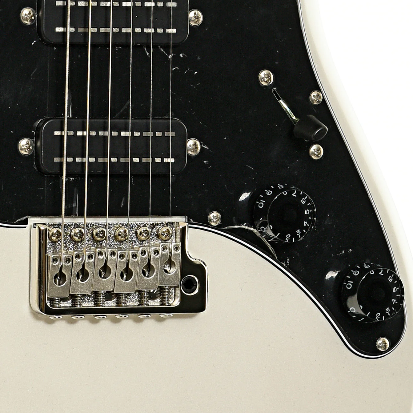 PRS SE NF3 Electric Guitar, Maple, Pearl White - Image 5