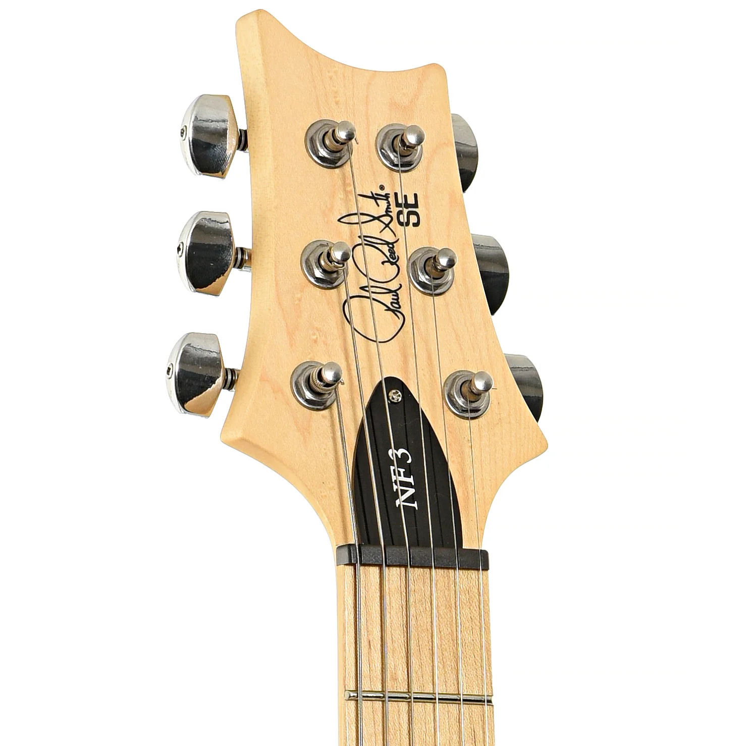 PRS SE NF3 Electric Guitar, Maple, Pearl White - Image 8