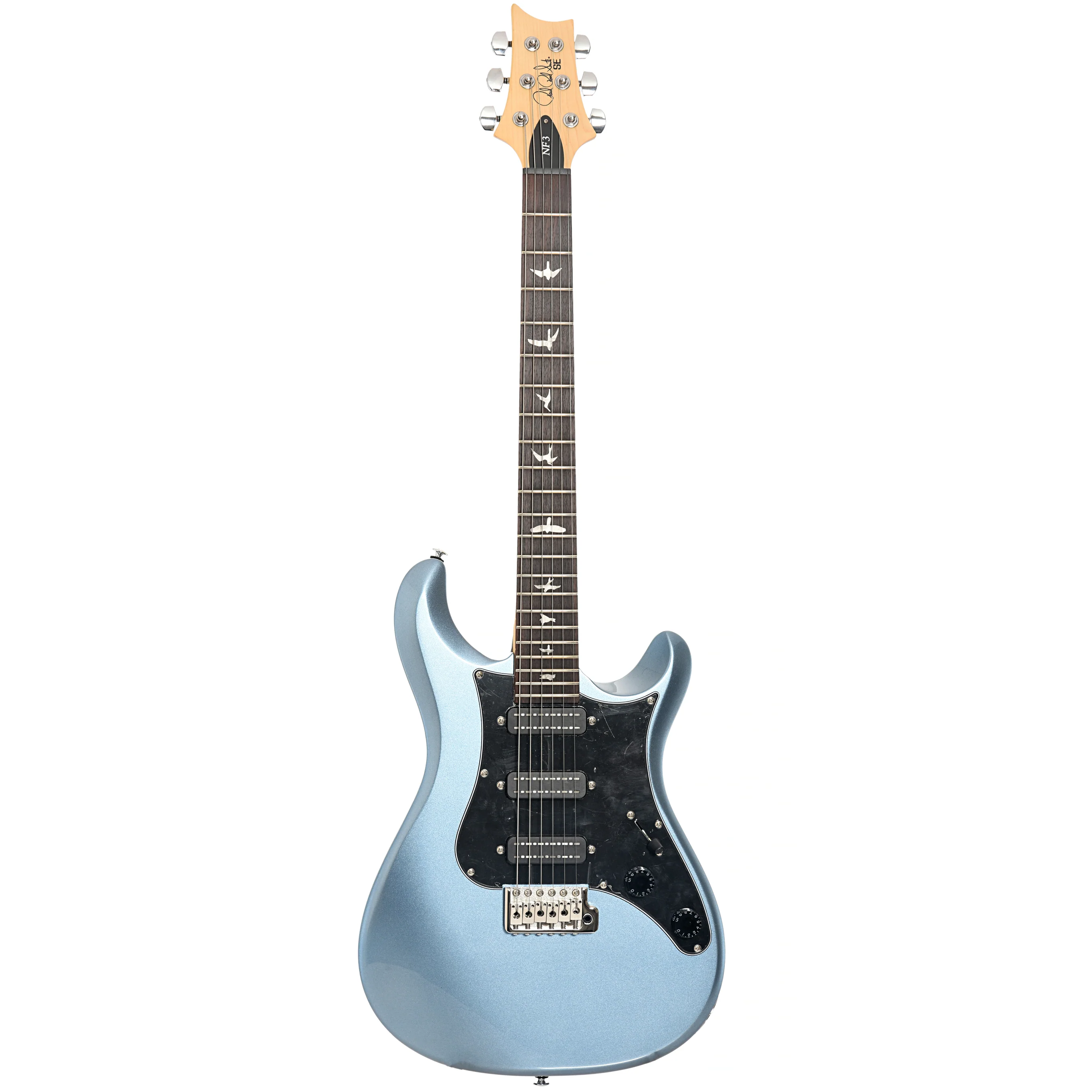 PRS SE NF3 Electric Guitar, Rosewood, Ice Blue Metallic - Image 14