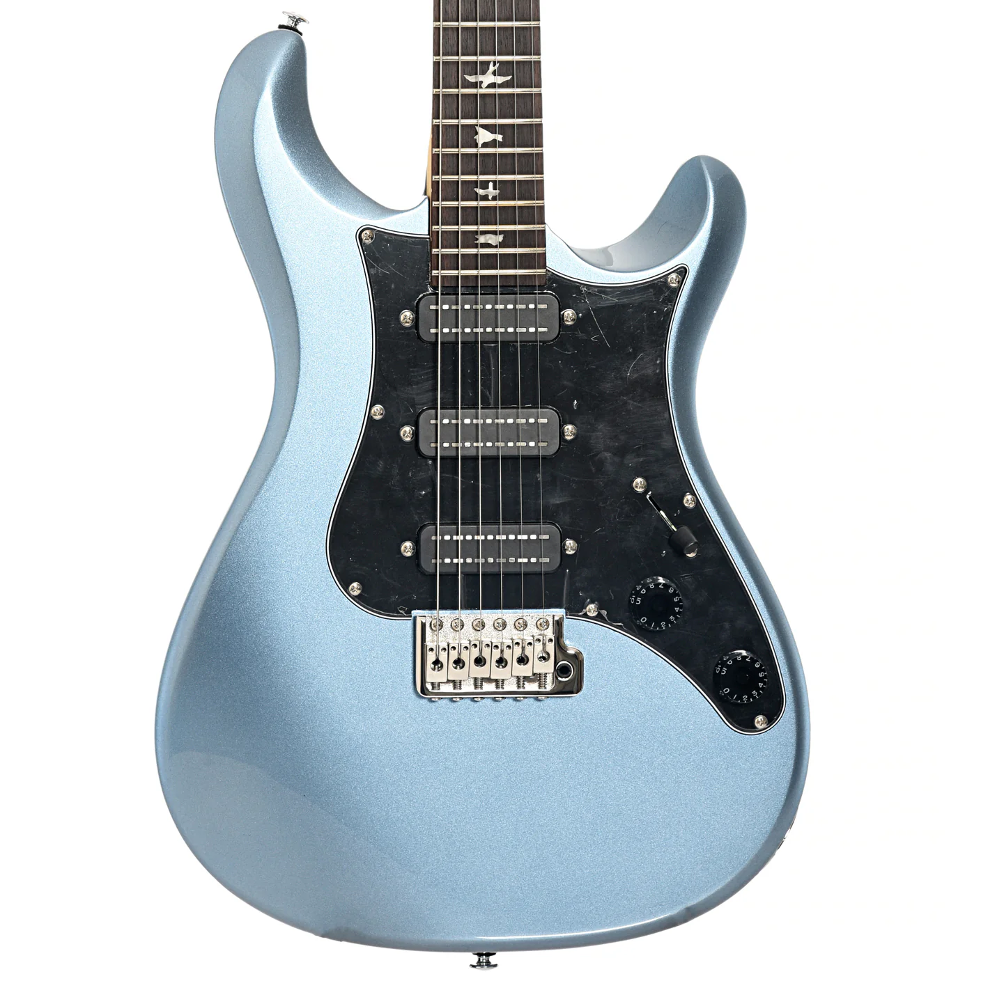 PRS SE NF3 Electric Guitar, Rosewood, Ice Blue Metallic - Image 2