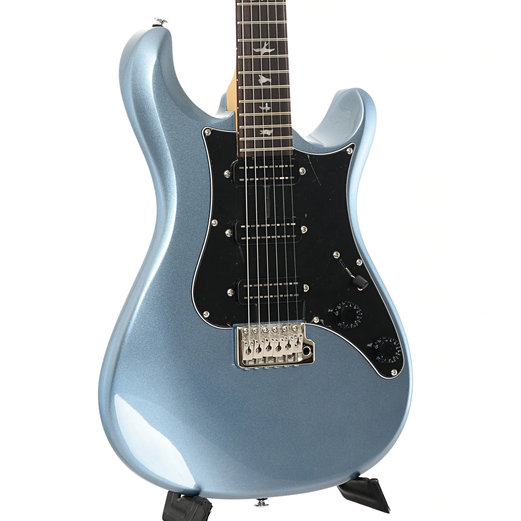 PRS SE NF3 Electric Guitar, Rosewood, Ice Blue Metallic - Image 4