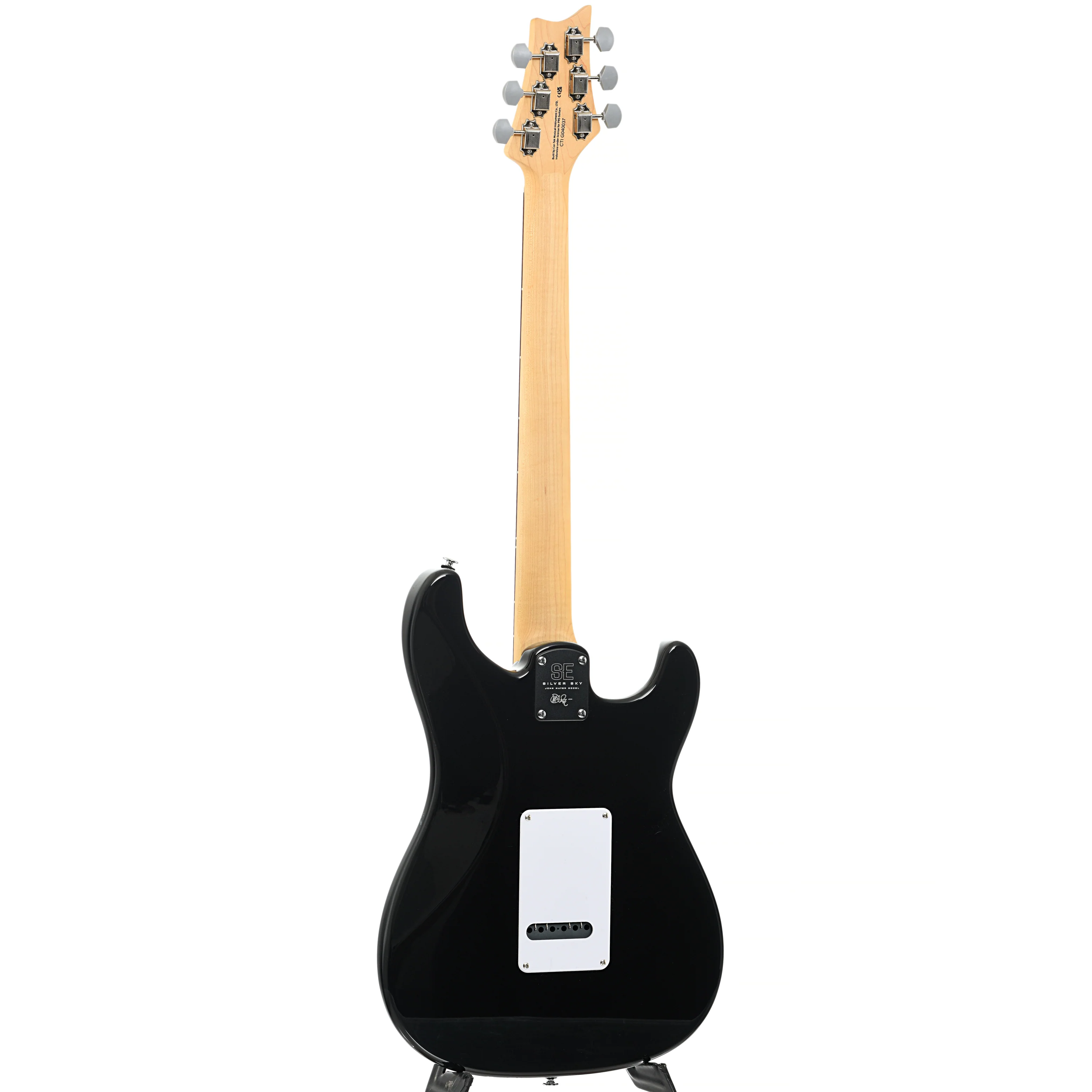 PRS SE Silver Sky "Lefty" Electric Guitar, Piano Black - Image 12