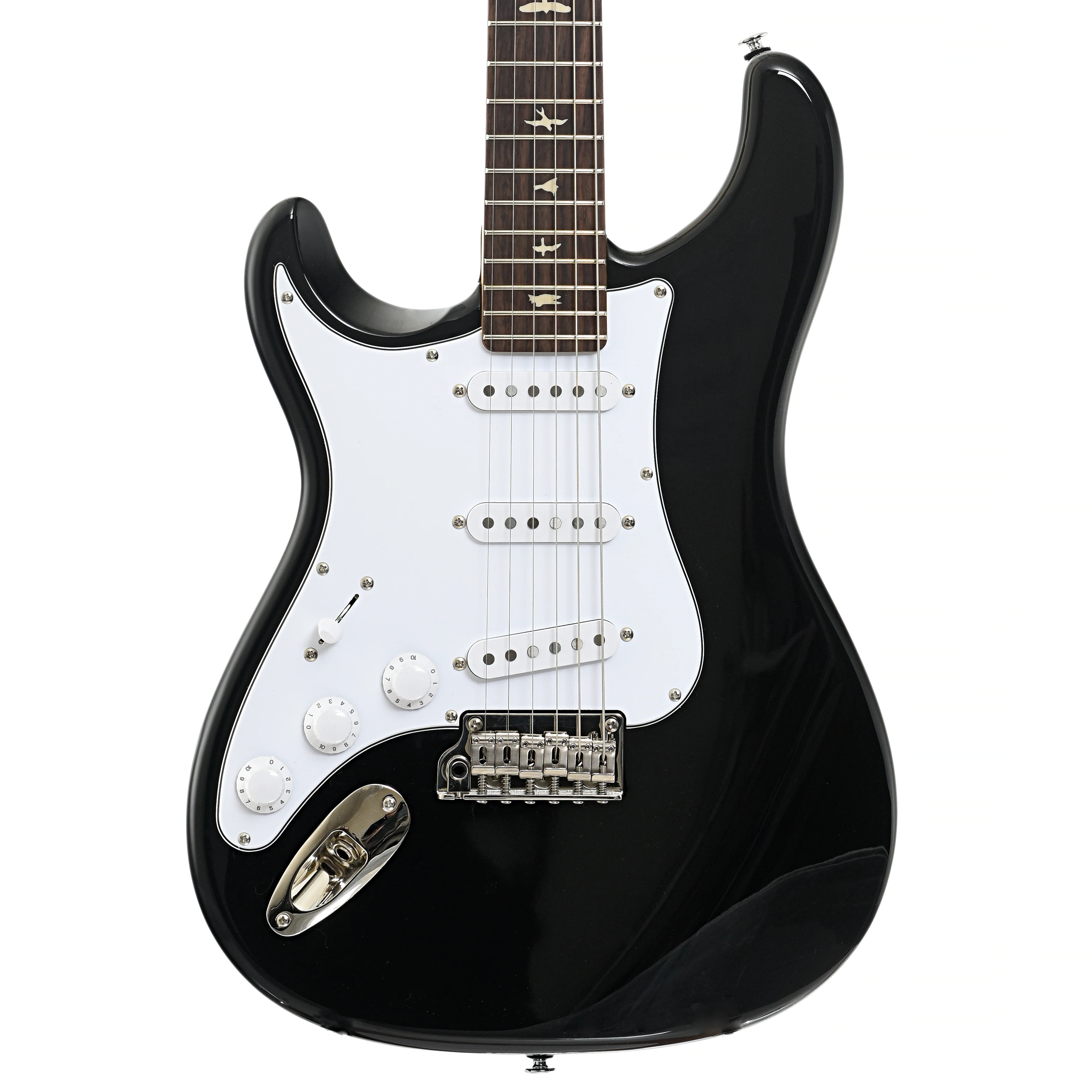 PRS SE Silver Sky "Lefty" Electric Guitar, Piano Black - Image 2