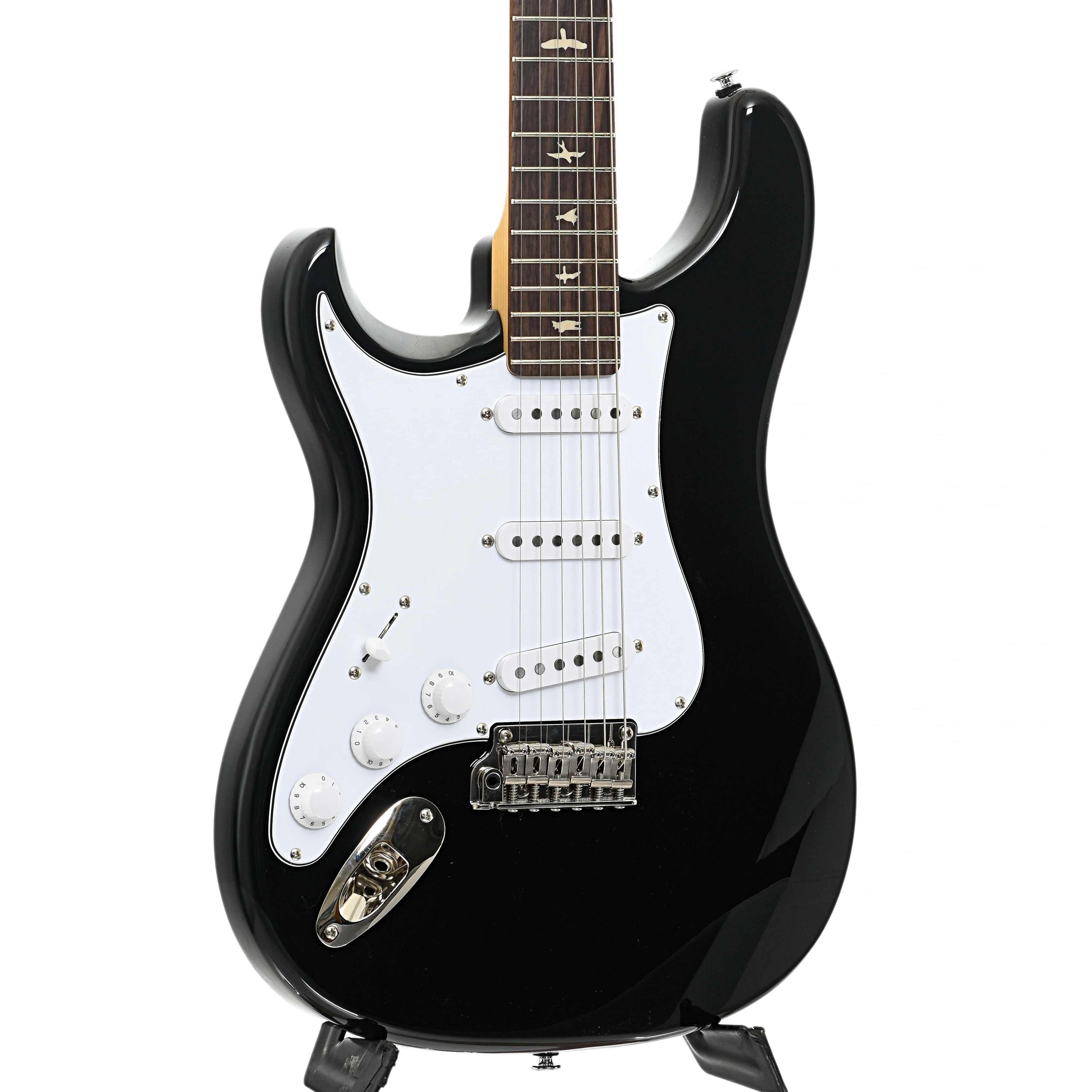 PRS SE Silver Sky "Lefty" Electric Guitar, Piano Black - Image 4