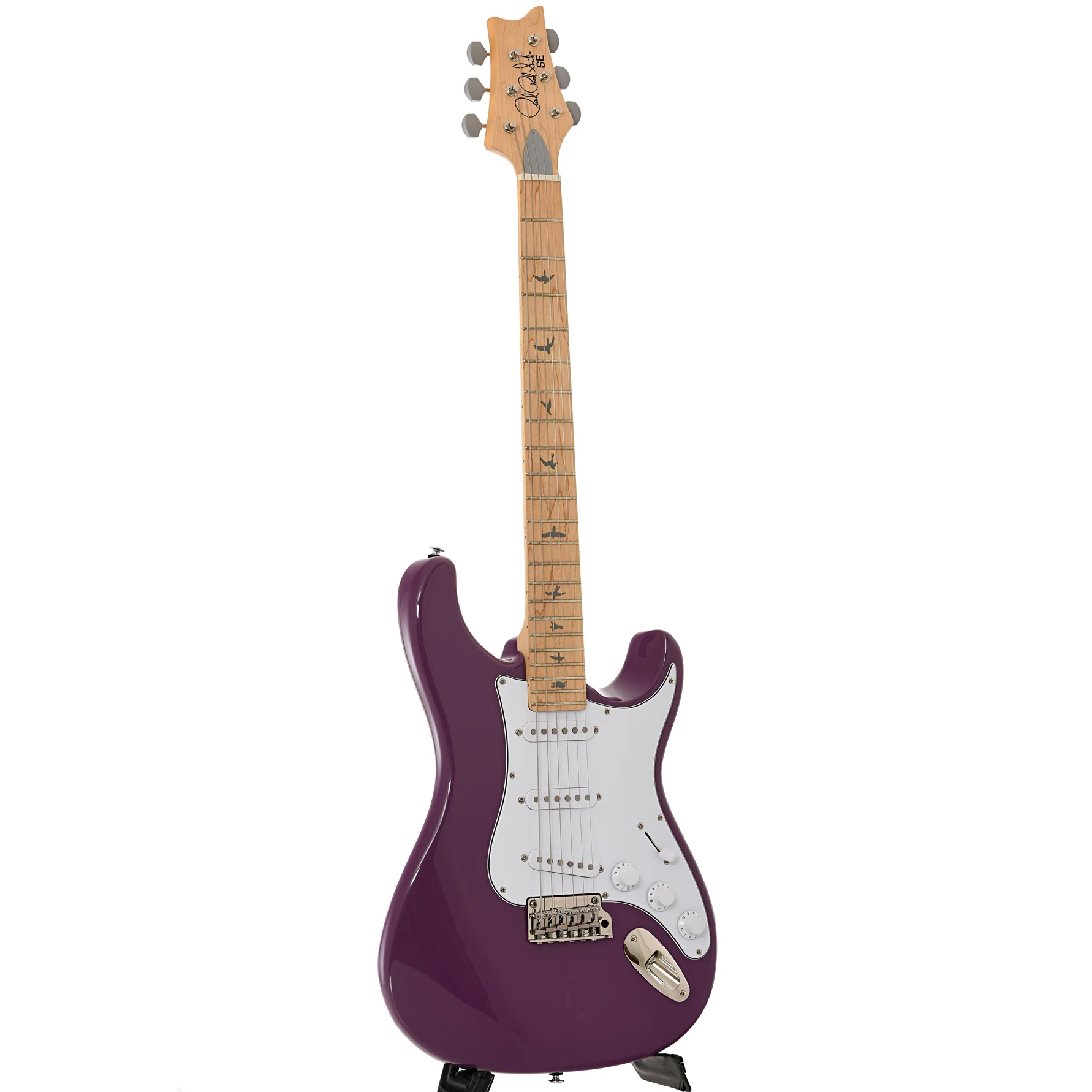 PRS SE Silver Sky Maple Electric Guitar, Summit Purple - Image 3