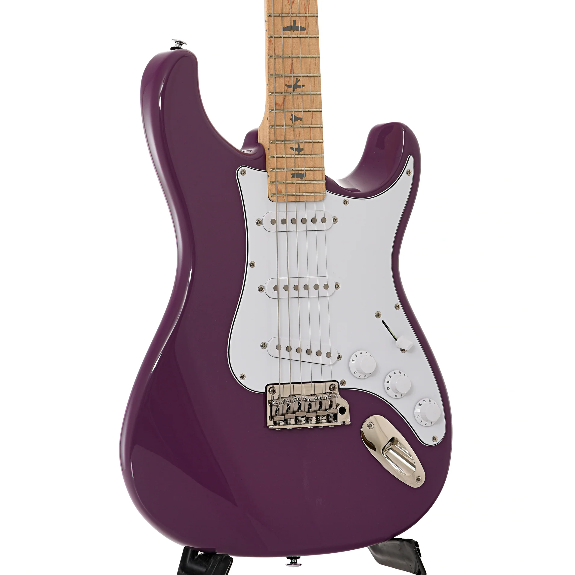 PRS SE Silver Sky Maple Electric Guitar, Summit Purple - Image 4