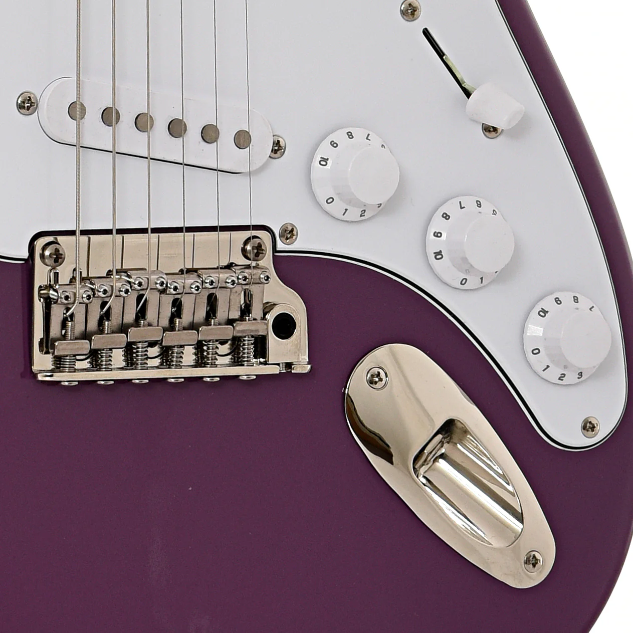 PRS SE Silver Sky Maple Electric Guitar, Summit Purple - Image 5