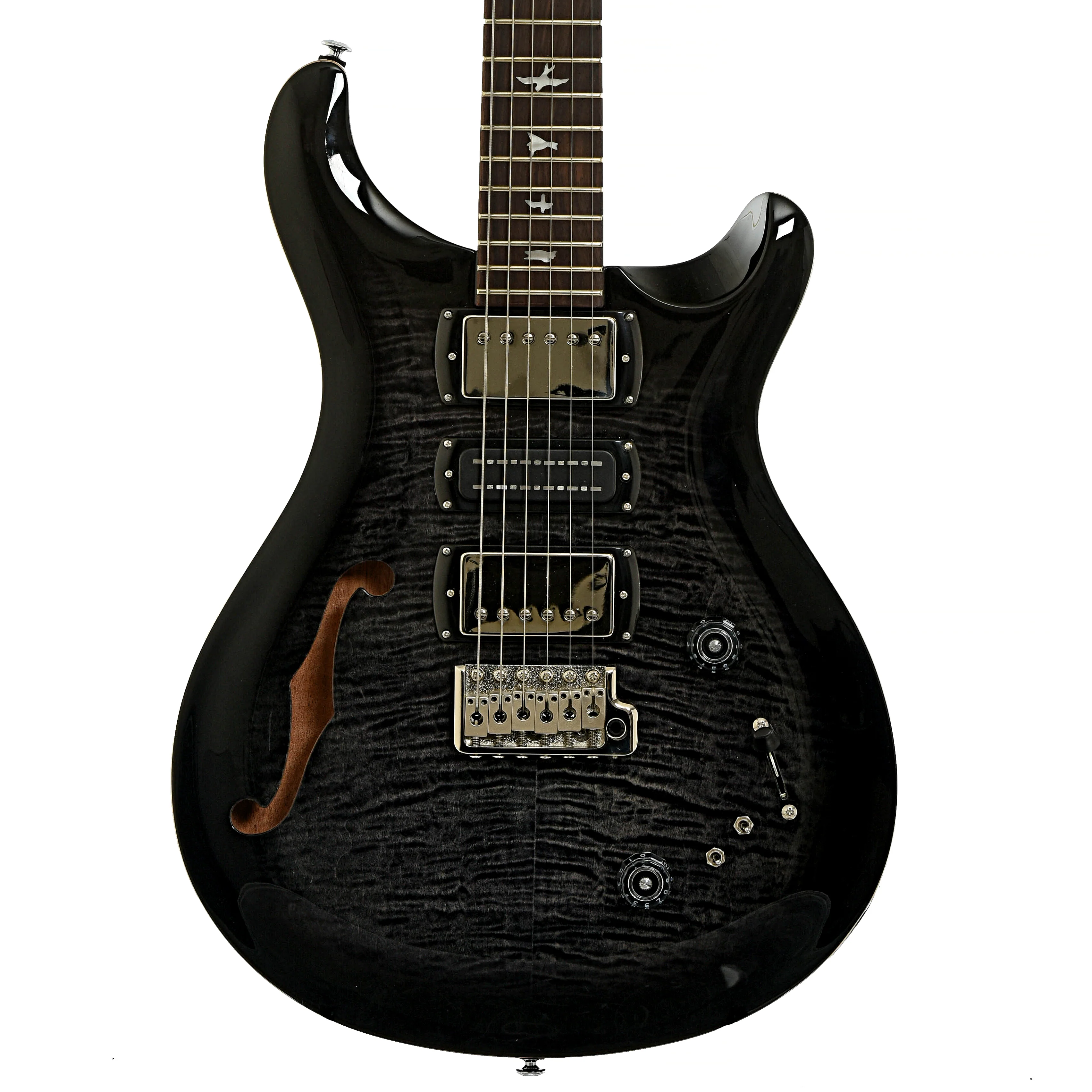 PRS SE Special Semi-Hollow Electric Guitar Charcoal Burst - Image 2