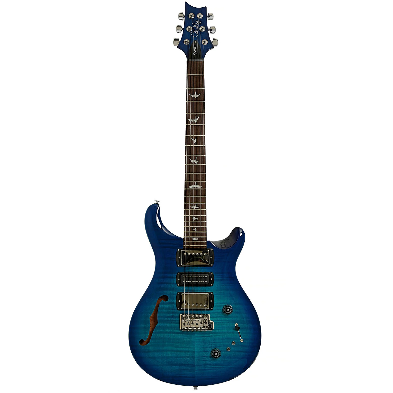 PRS SE Special Semi-Hollow Electric Guitar Lake Blue - Image 14